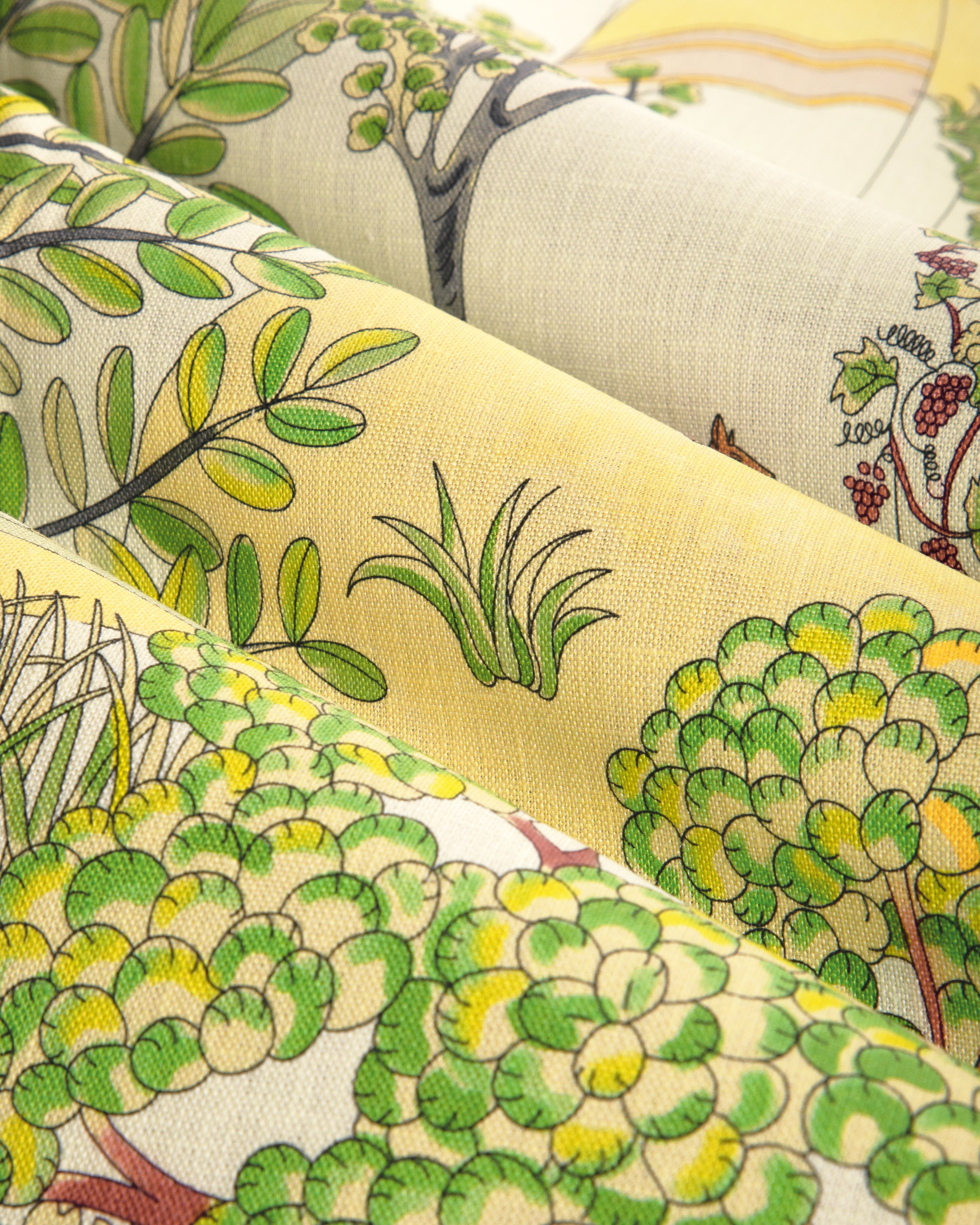 Folklore Print - Leaf - Brunschwig & Fils Fabric