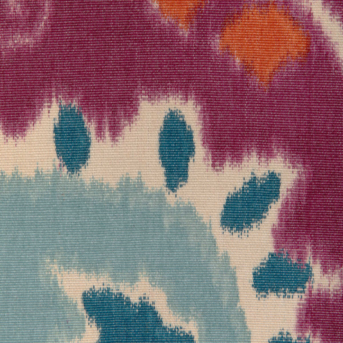 Rosendal Warp Print - Plum - BRUNSCHWIG & FILS Tela
