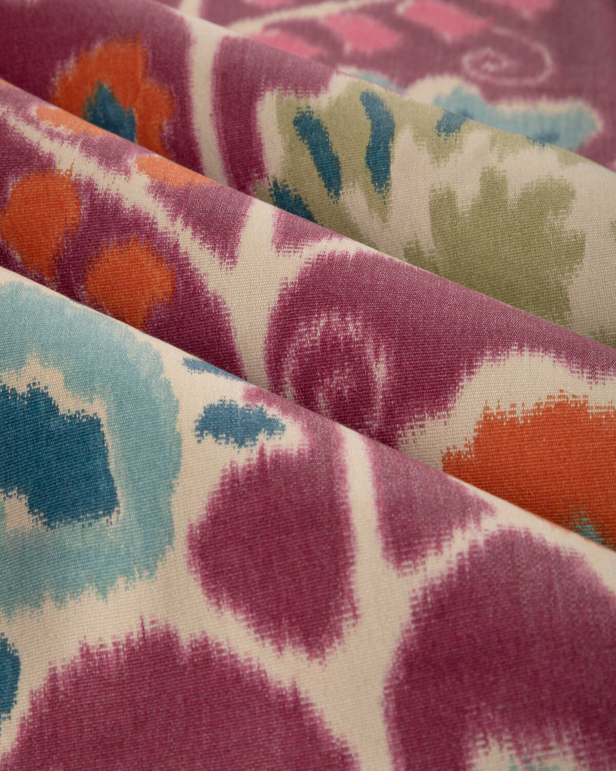Rosendal Warp Print - Plum - BRUNSCHWIG & FILS Tela