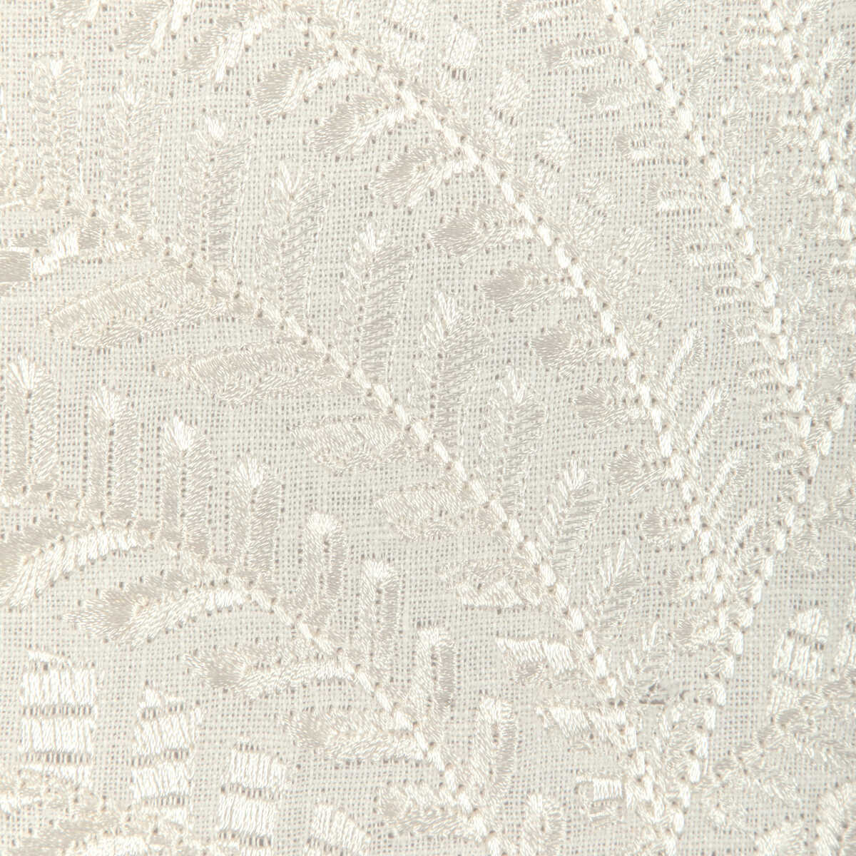 Rowan Emb - Ivory - BRUNSCHWIG & FILS Tela