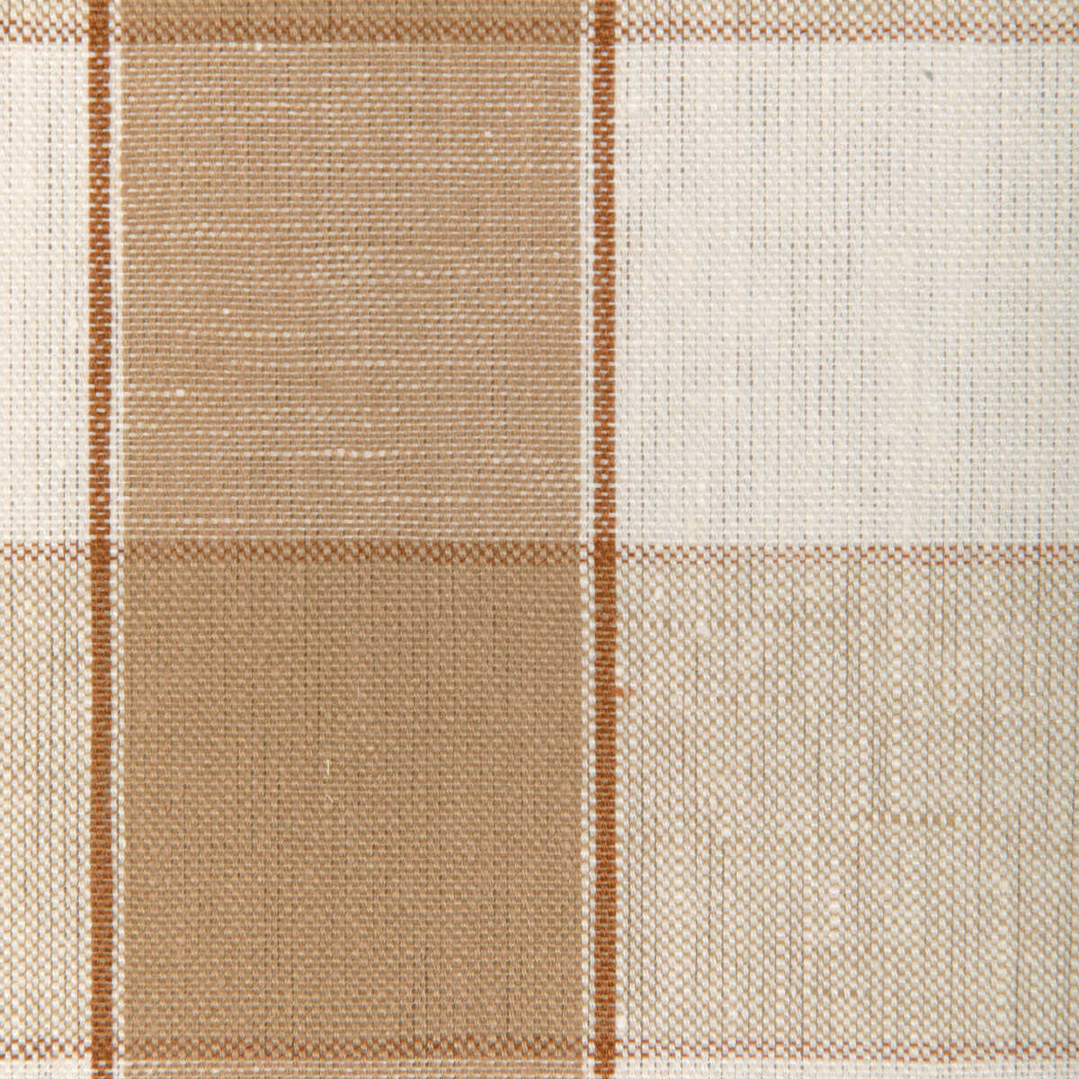Clemens Check - Beige - BRUNSCHWIG & FILS Tela