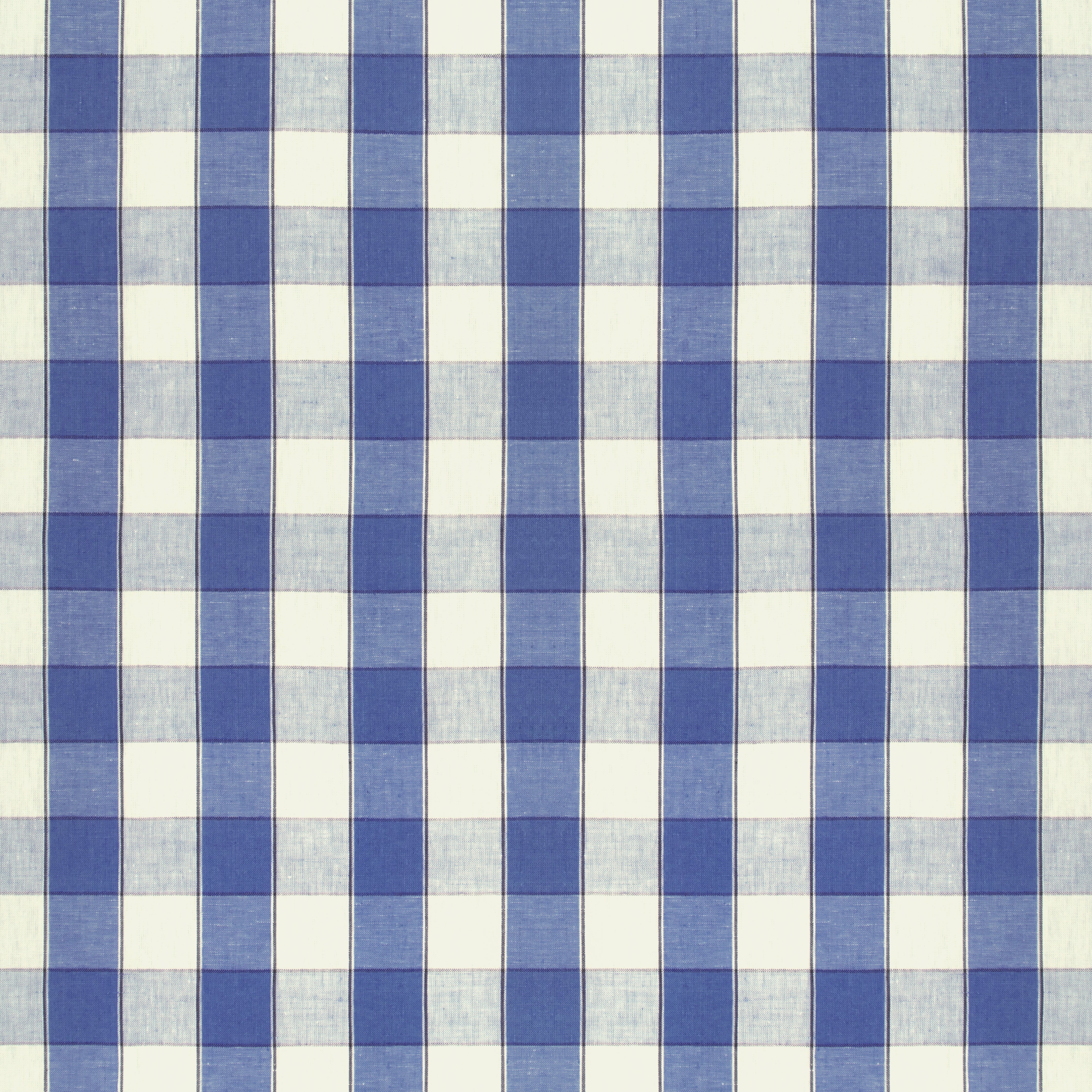 Clemens Check - Blue - Brunschwig & Fils Fabric
