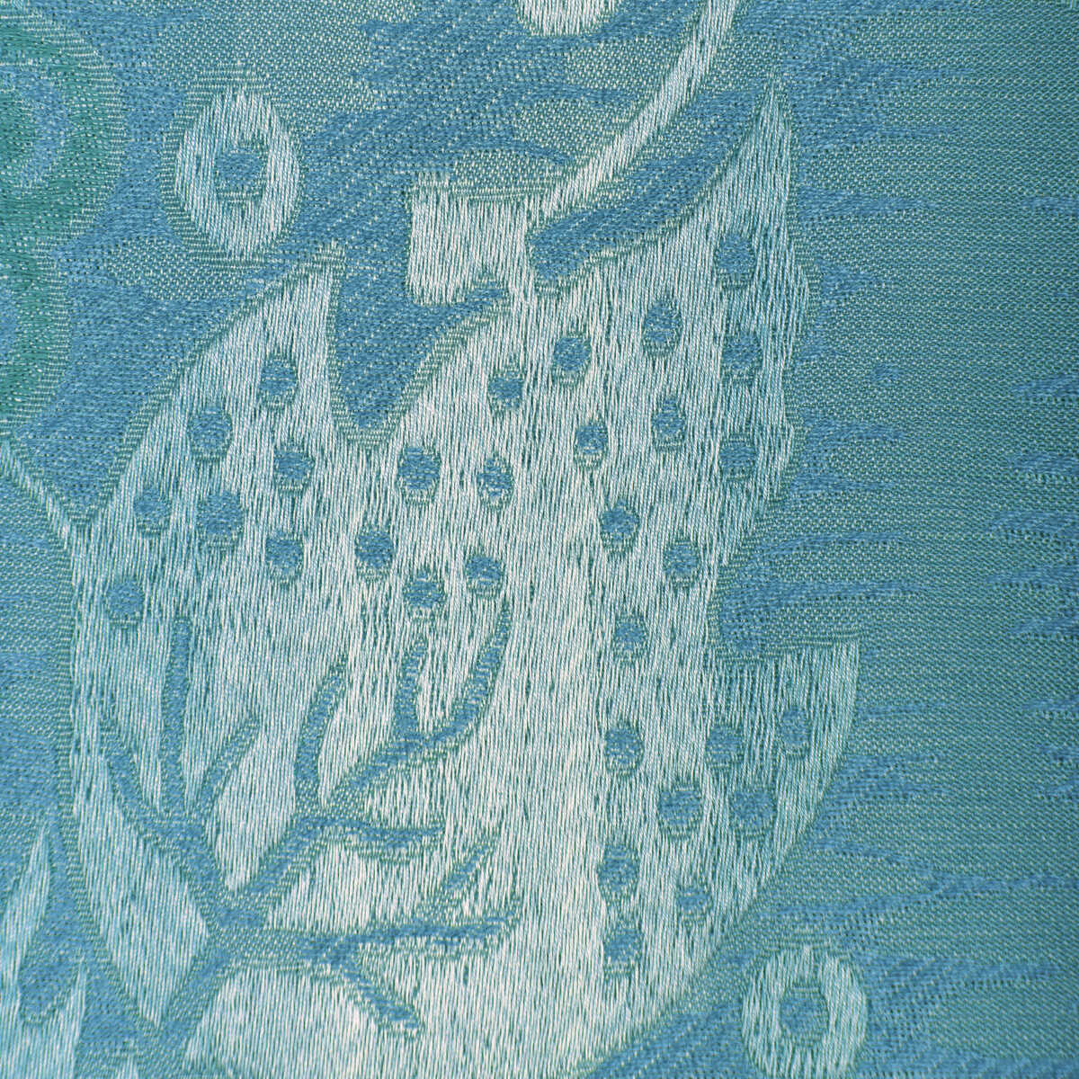 Primavera Brocatelle - Aqua - BRUNSCHWIG & FILS Fabric