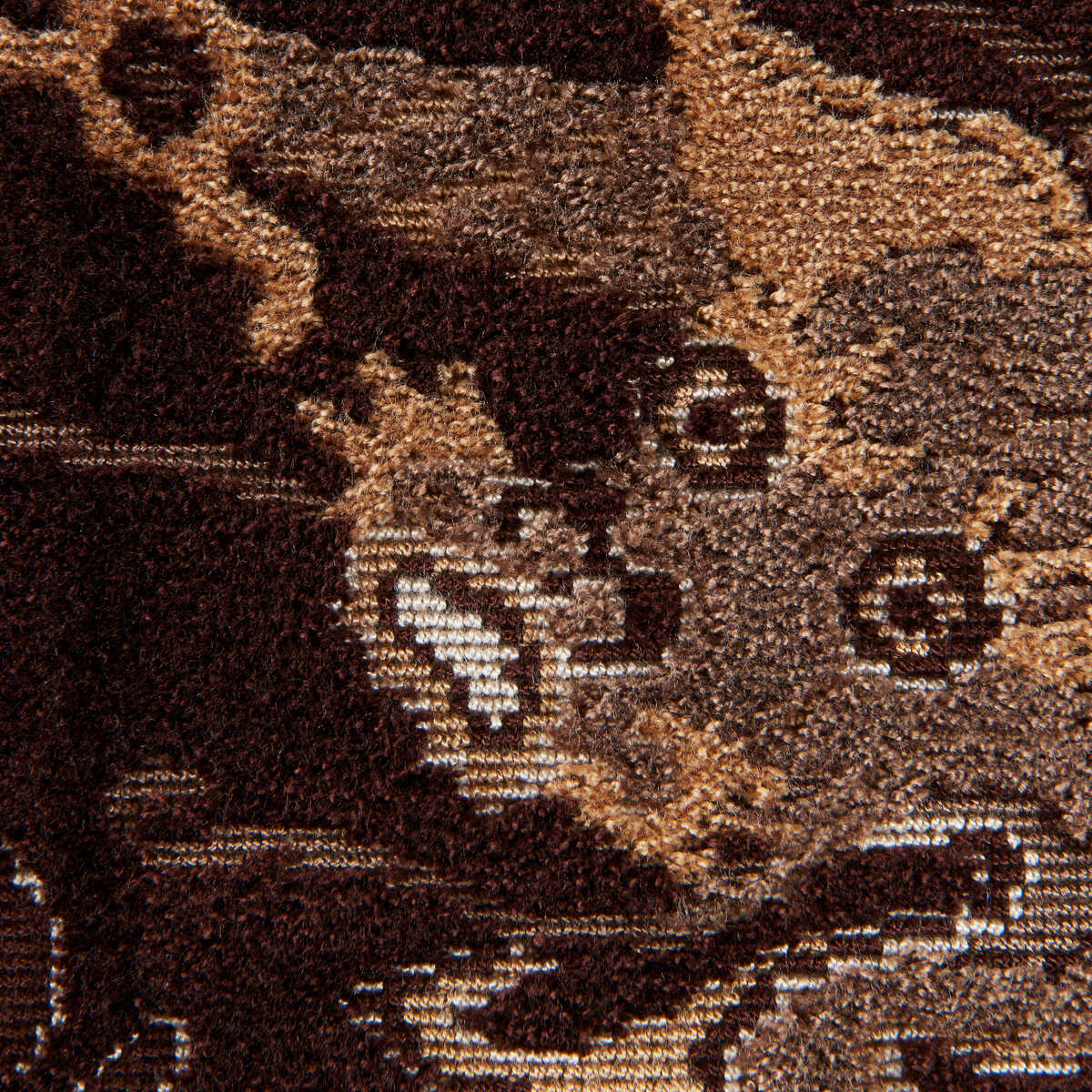 Le Dragon Velvet - Umber - BRUNSCHWIG & FILS Tela