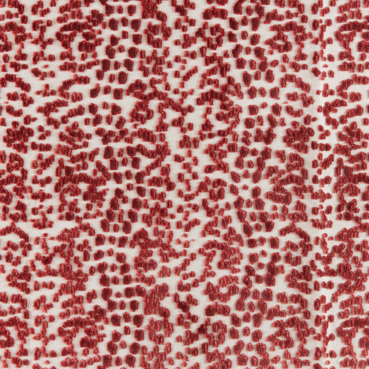 Les Touches Velvet - Red - BRUNSCHWIG & FILS Fabric