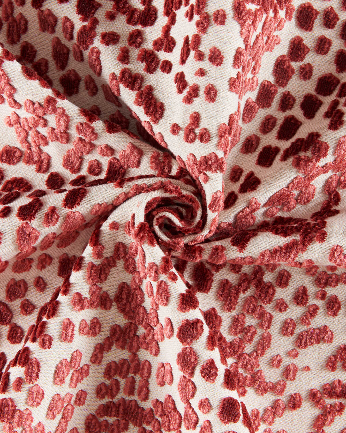 Les Touches Velvet - Red - BRUNSCHWIG & FILS Fabric