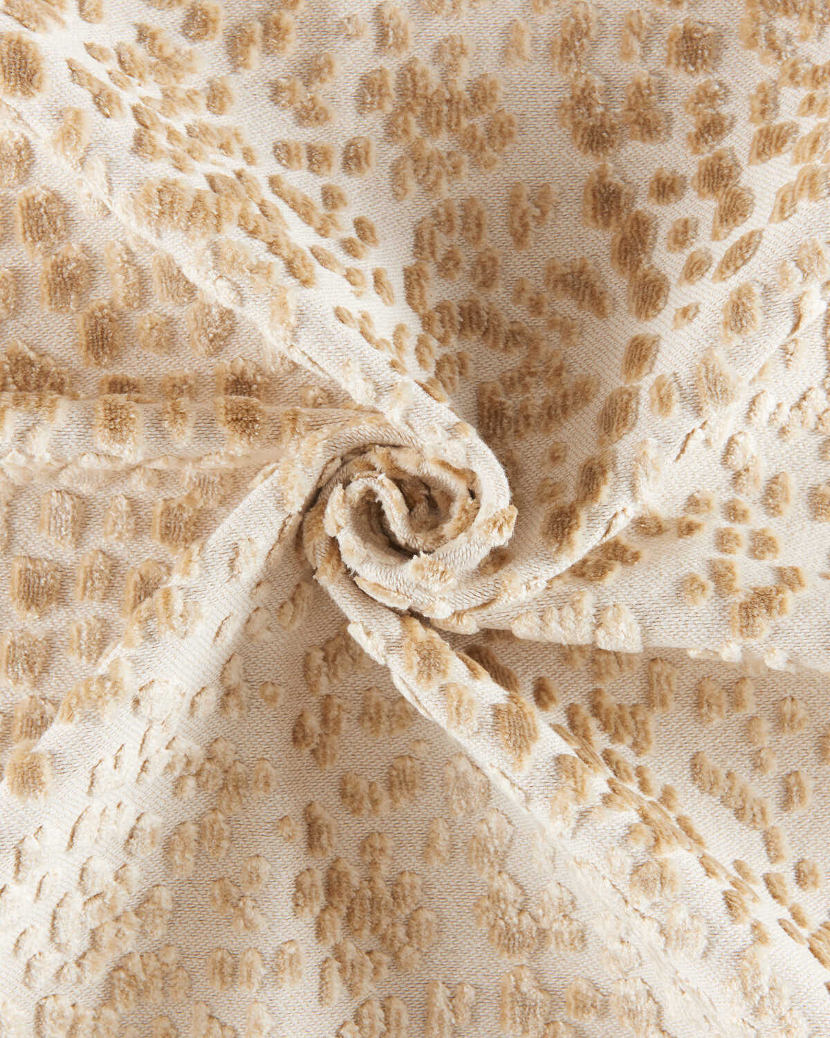 Les Touches Velvet - Ivory - BRUNSCHWIG & FILS Fabric
