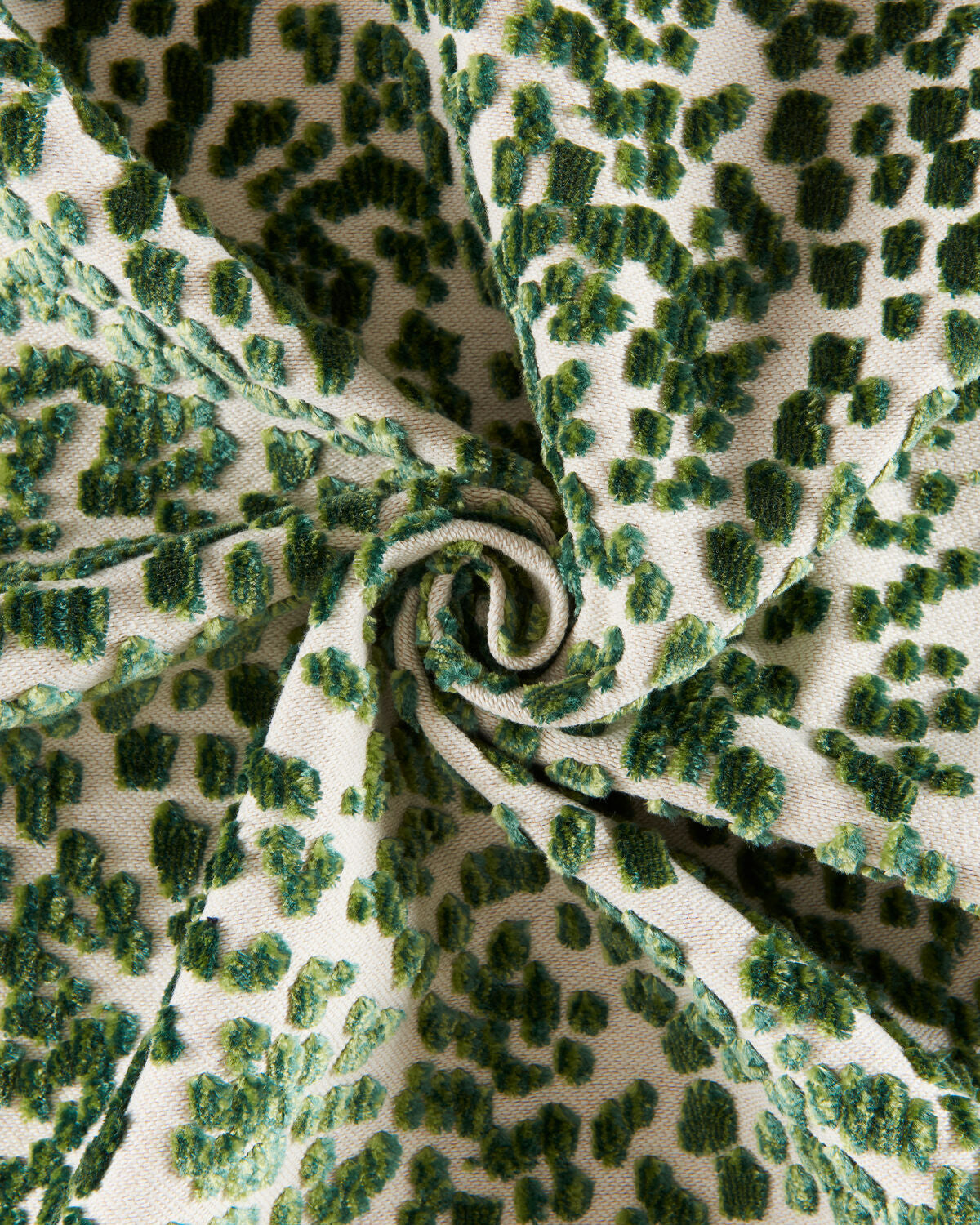 Les Touches Velvet - Green - Brunschwig & Fils Fabric