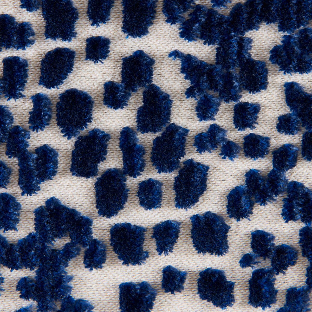 Les Touches Velvet - Blue - BRUNSCHWIG & FILS Fabric