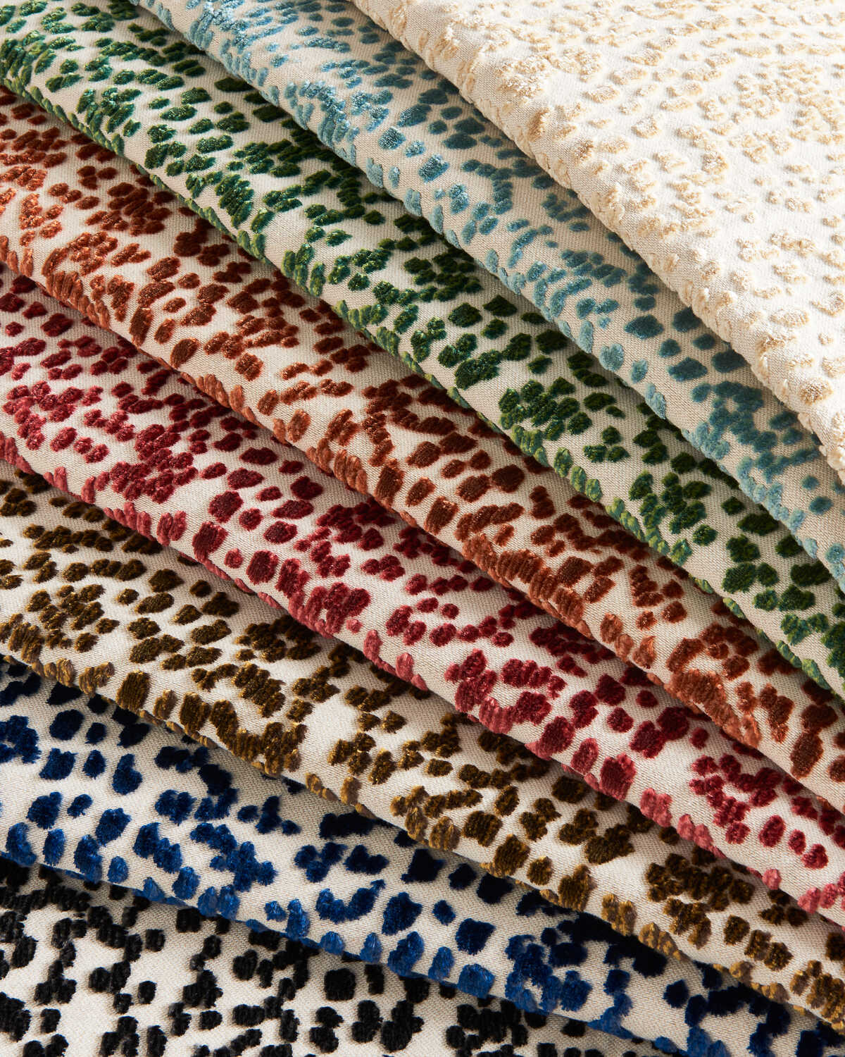 Les Touches Velvet - Noir - BRUNSCHWIG & FILS Tela
