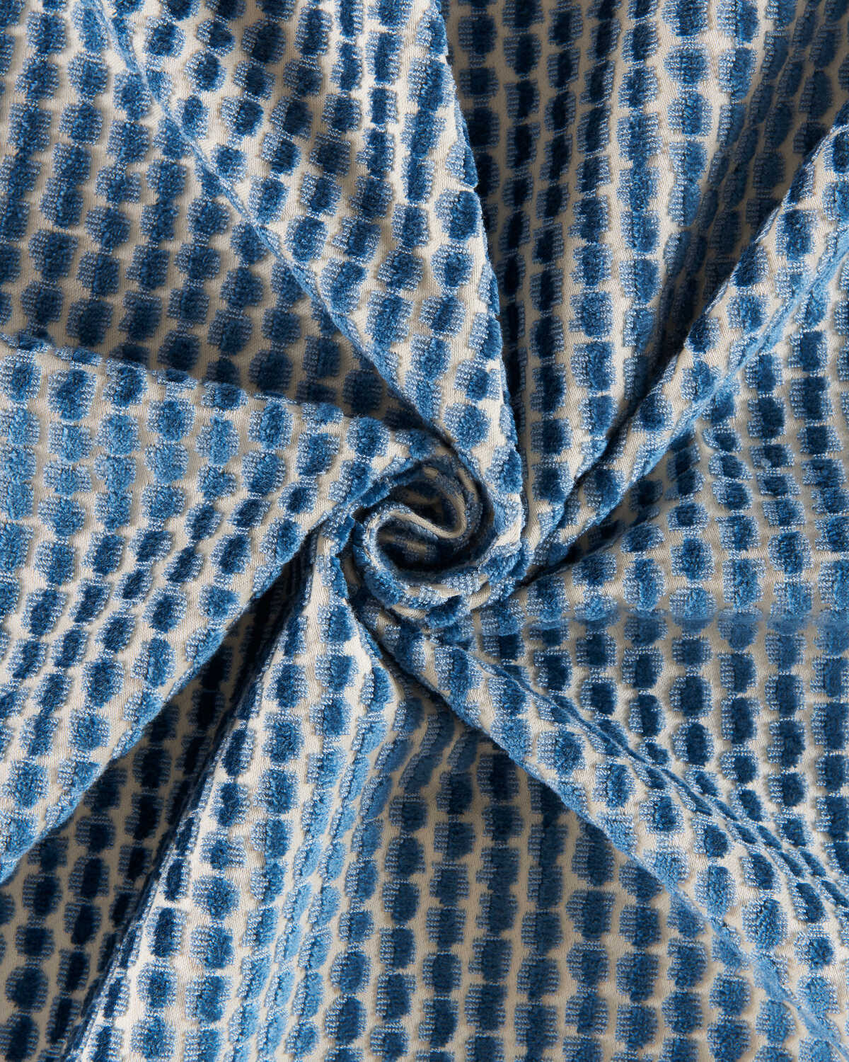 Templon Velvet - Blue - BRUNSCHWIG & FILS Tela