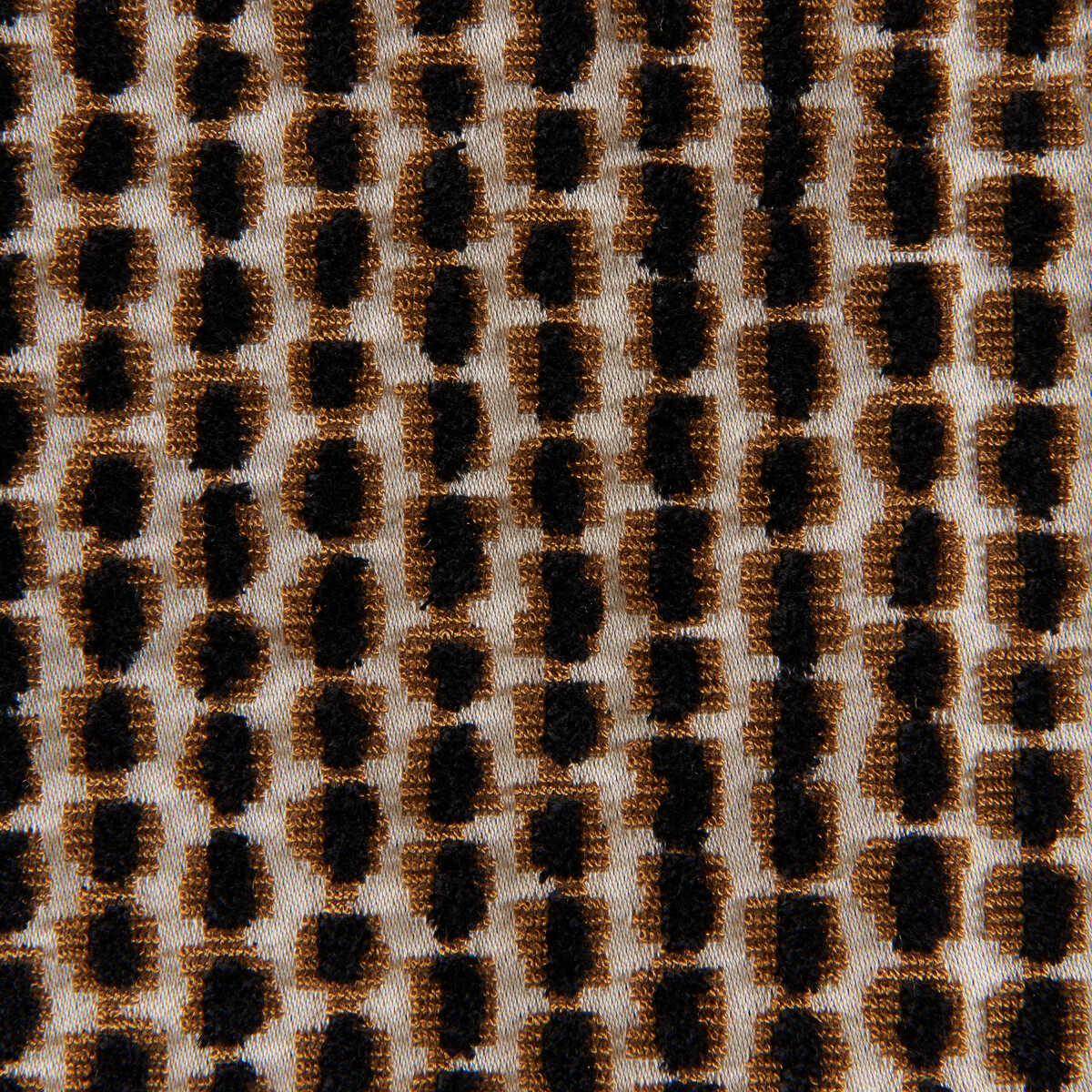 Templon Velvet - Black/Brown - BRUNSCHWIG & FILS Fabric