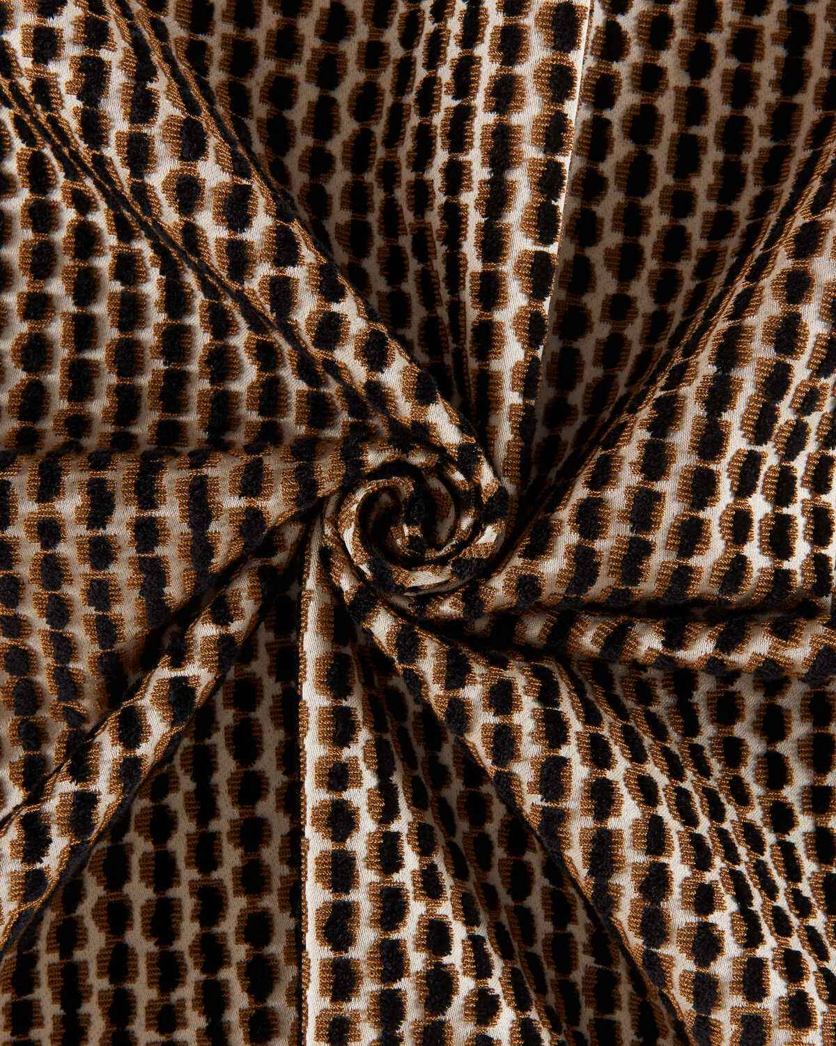 8025103860 Templon Velvet Black Brown Brunschwig Fils Fabric - BRUNSCHWIG & FILS Fabric