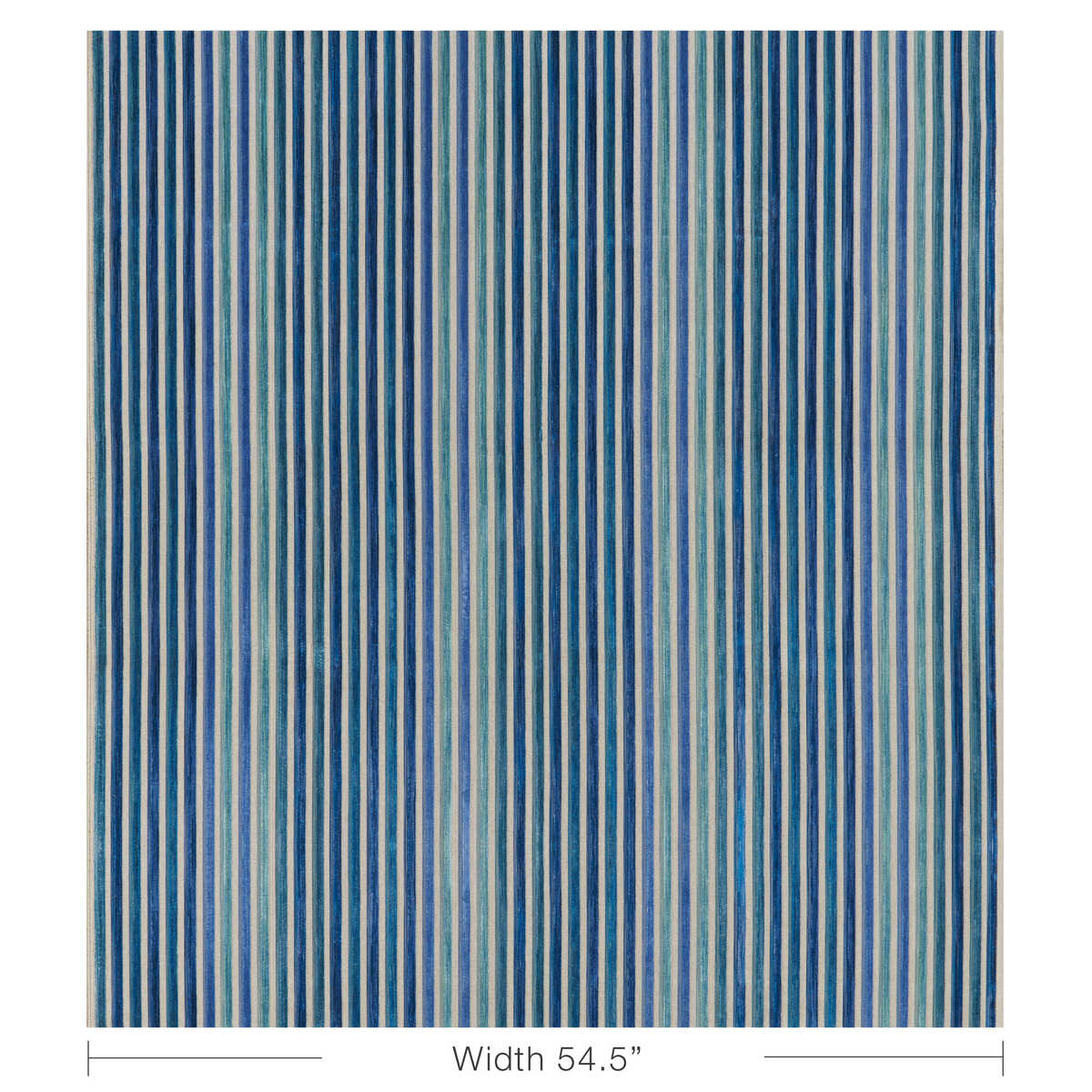 Lien Velvet - Blue - BRUNSCHWIG & FILS Tela