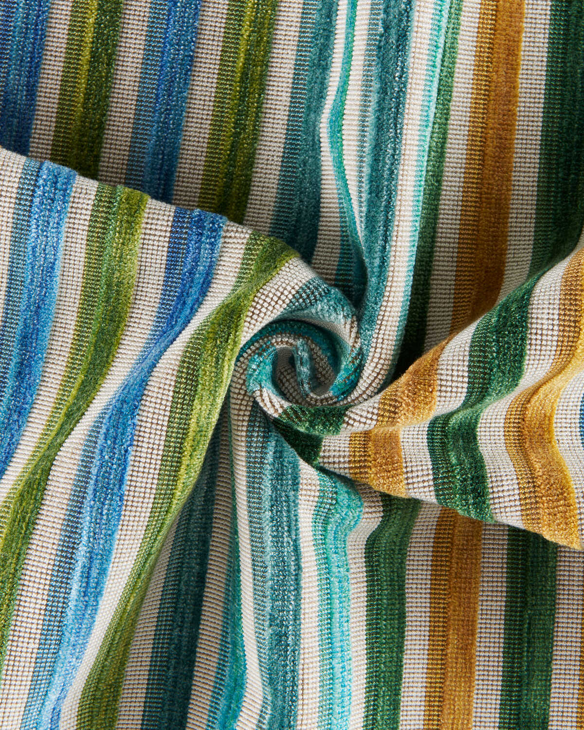 Lien Velvet - Marine - BRUNSCHWIG & FILS Tela