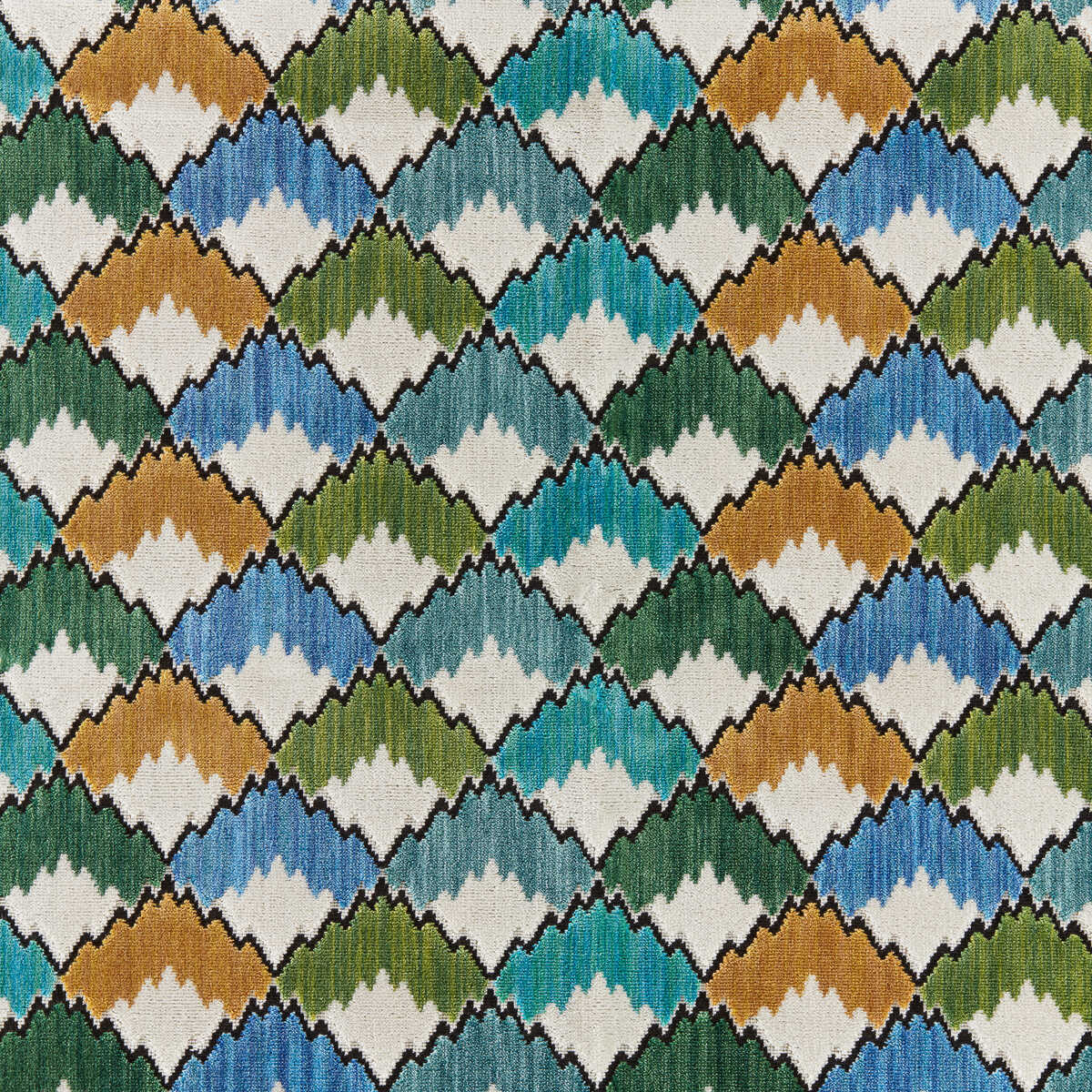 Marais Velvet - Marine - BRUNSCHWIG & FILS Tela