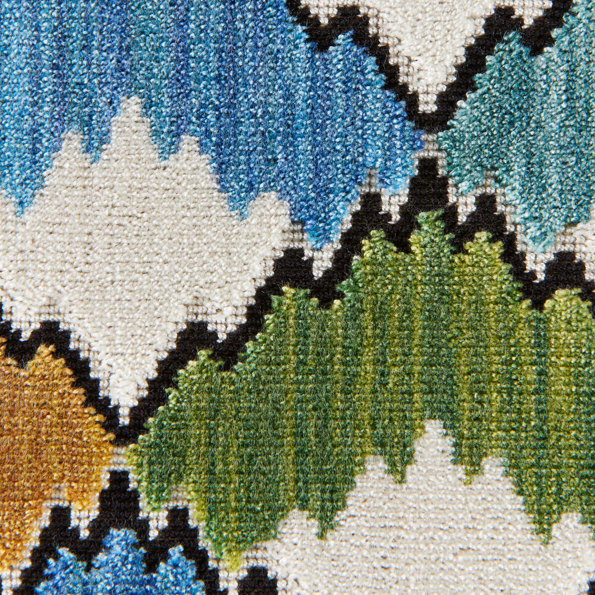Marais Velvet - Marine - BRUNSCHWIG & FILS Tela