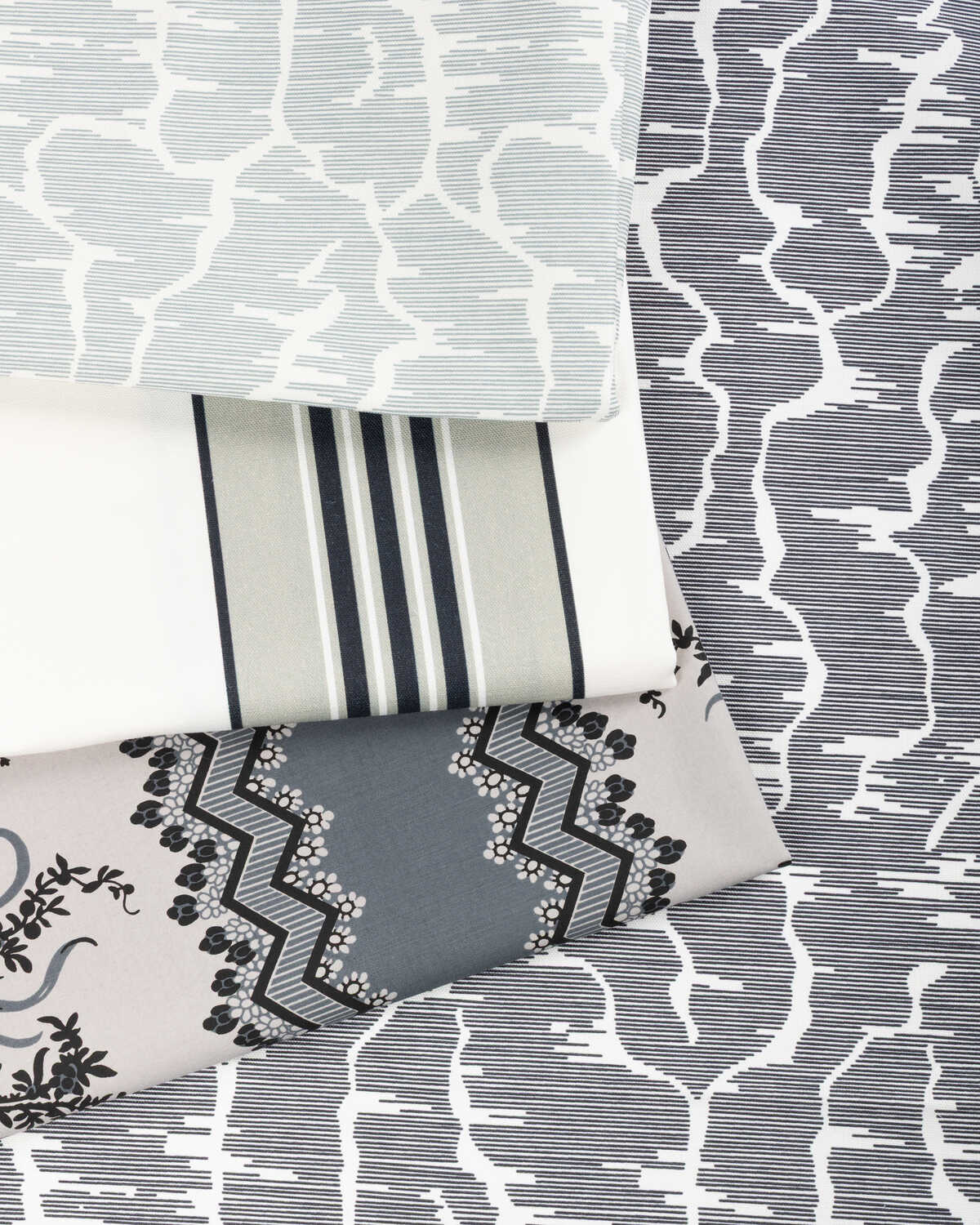 Rayure Marcellin - Grey - BRUNSCHWIG & FILS Tela