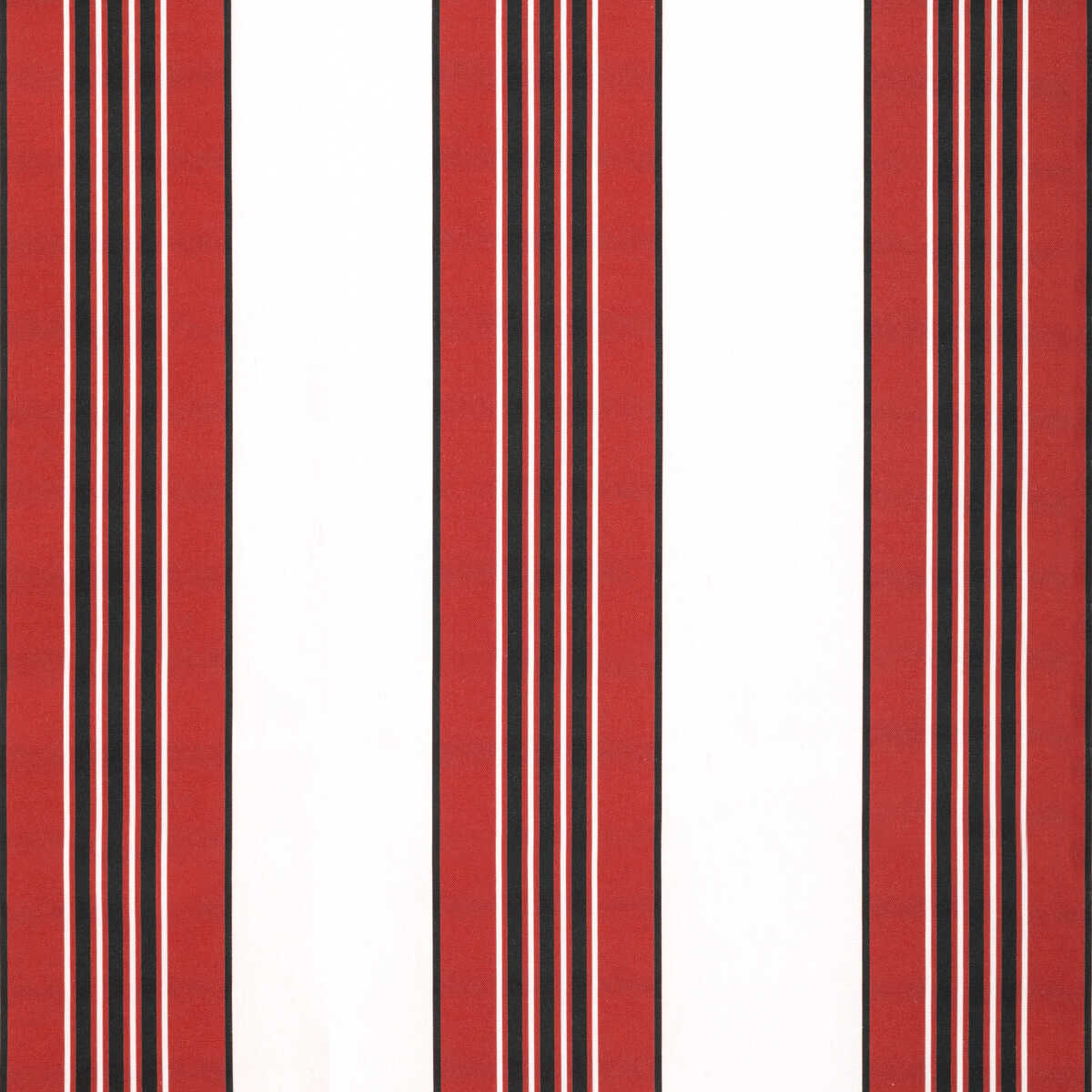 Rayure Marcellin - Rouge - BRUNSCHWIG & FILS Fabric