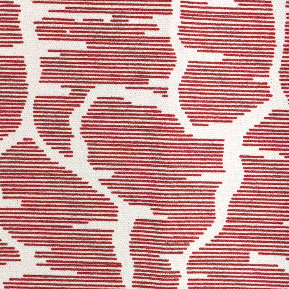 Leves - Rouge - BRUNSCHWIG & FILS Fabric