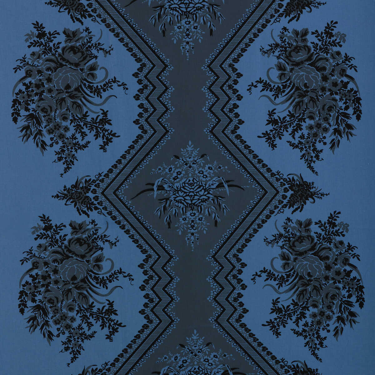 Coppelia Percale - Blue - BRUNSCHWIG & FILS Tela