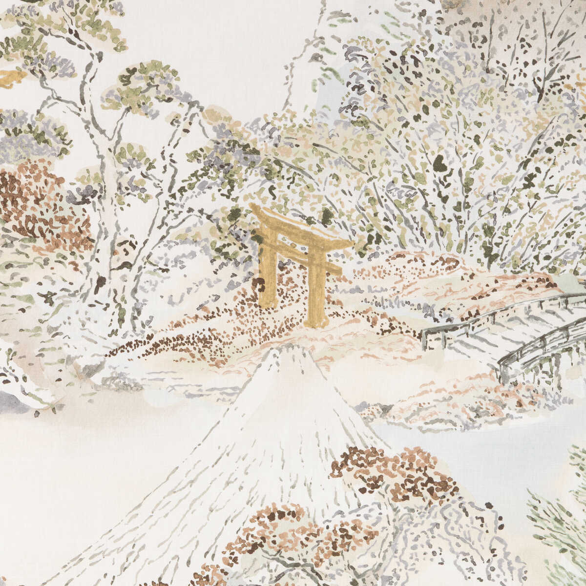 Meiji Print - Natural - BRUNSCHWIG & FILS Tela