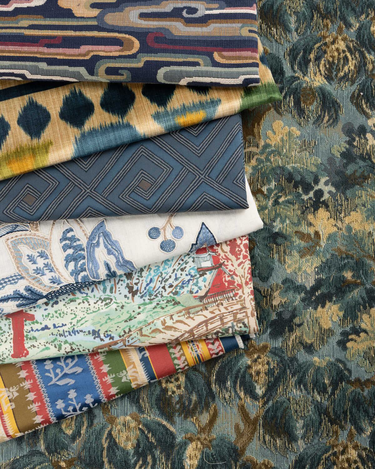 Mazamet Weave - Blue - BRUNSCHWIG & FILS Fabric
