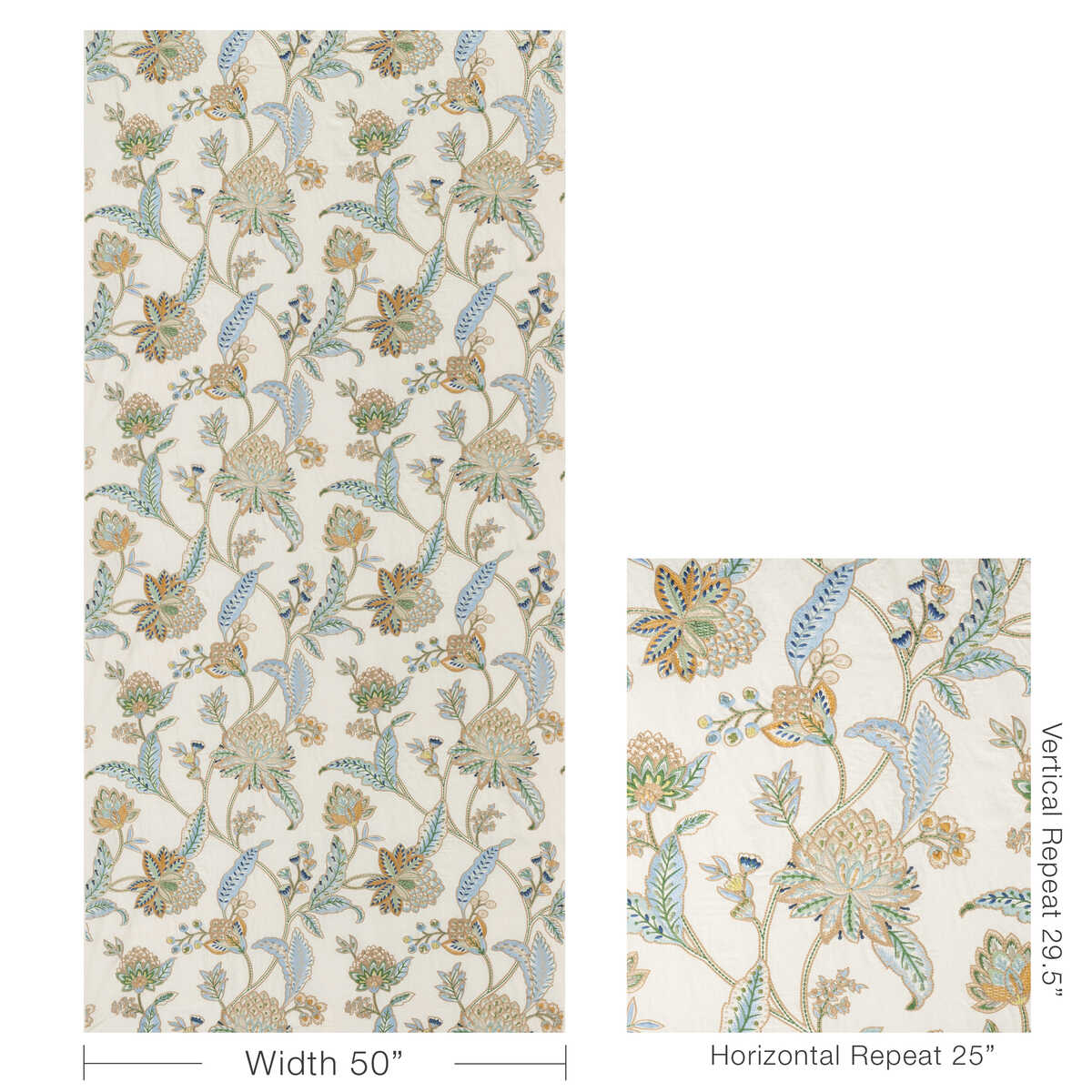 Tropez Emb - Pool - BRUNSCHWIG & FILS Tela