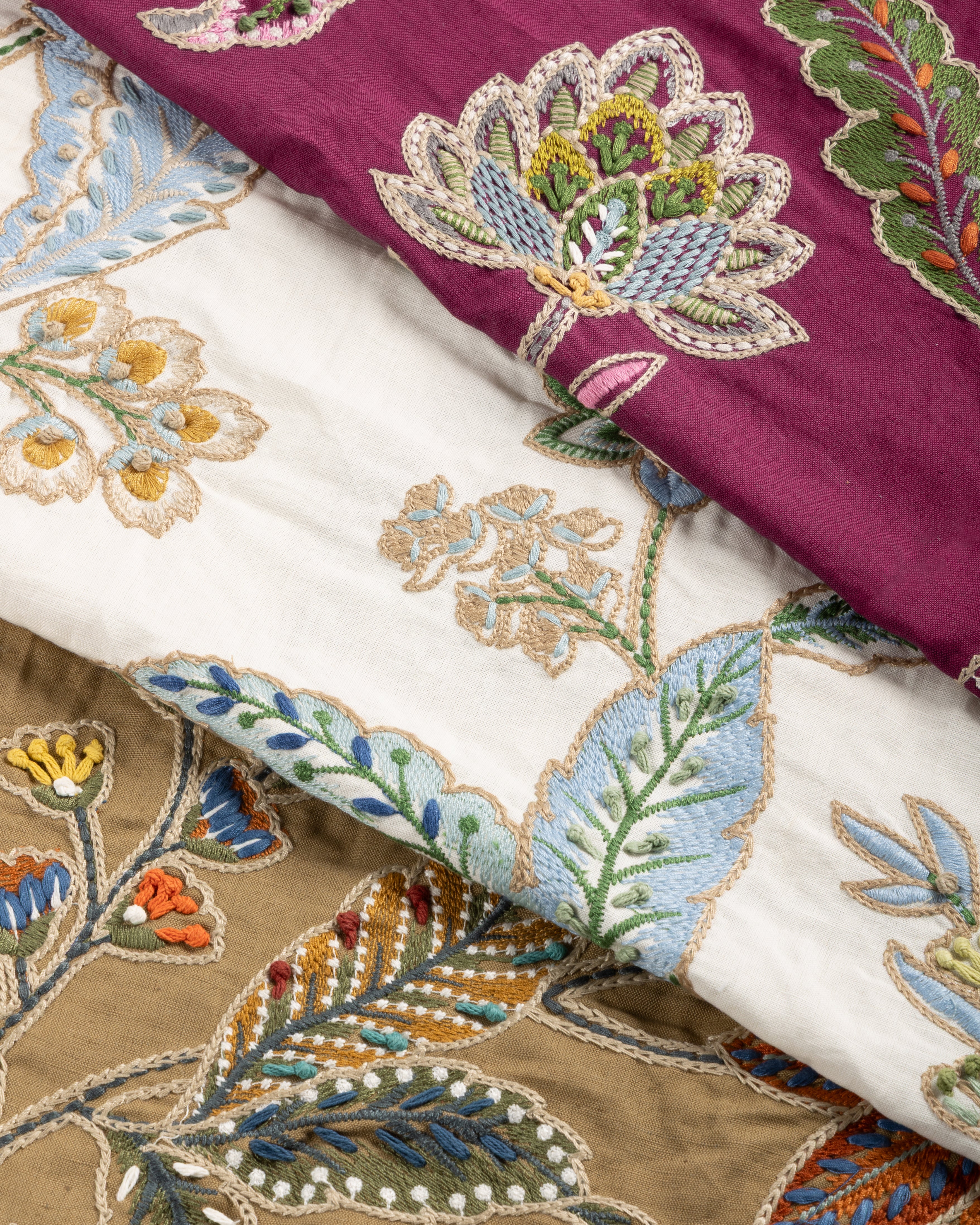Tropez Emb - Plum - Brunschwig & Fils Fabric