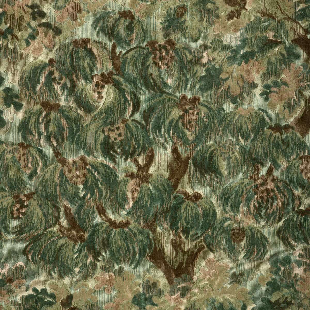 Ming Velvet - Green - BRUNSCHWIG & FILS Fabric