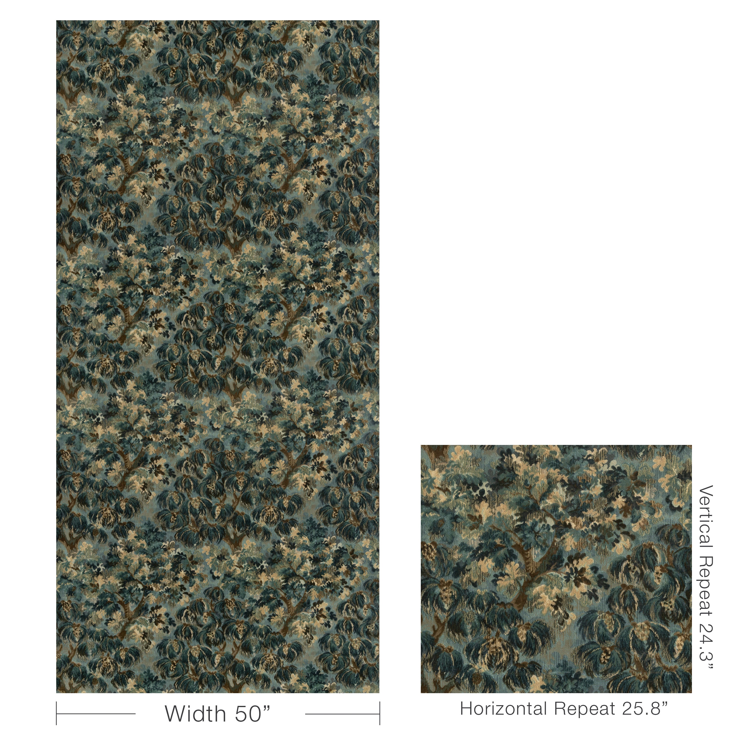 Ming Velvet - Blue - Brunschwig & Fils Fabric