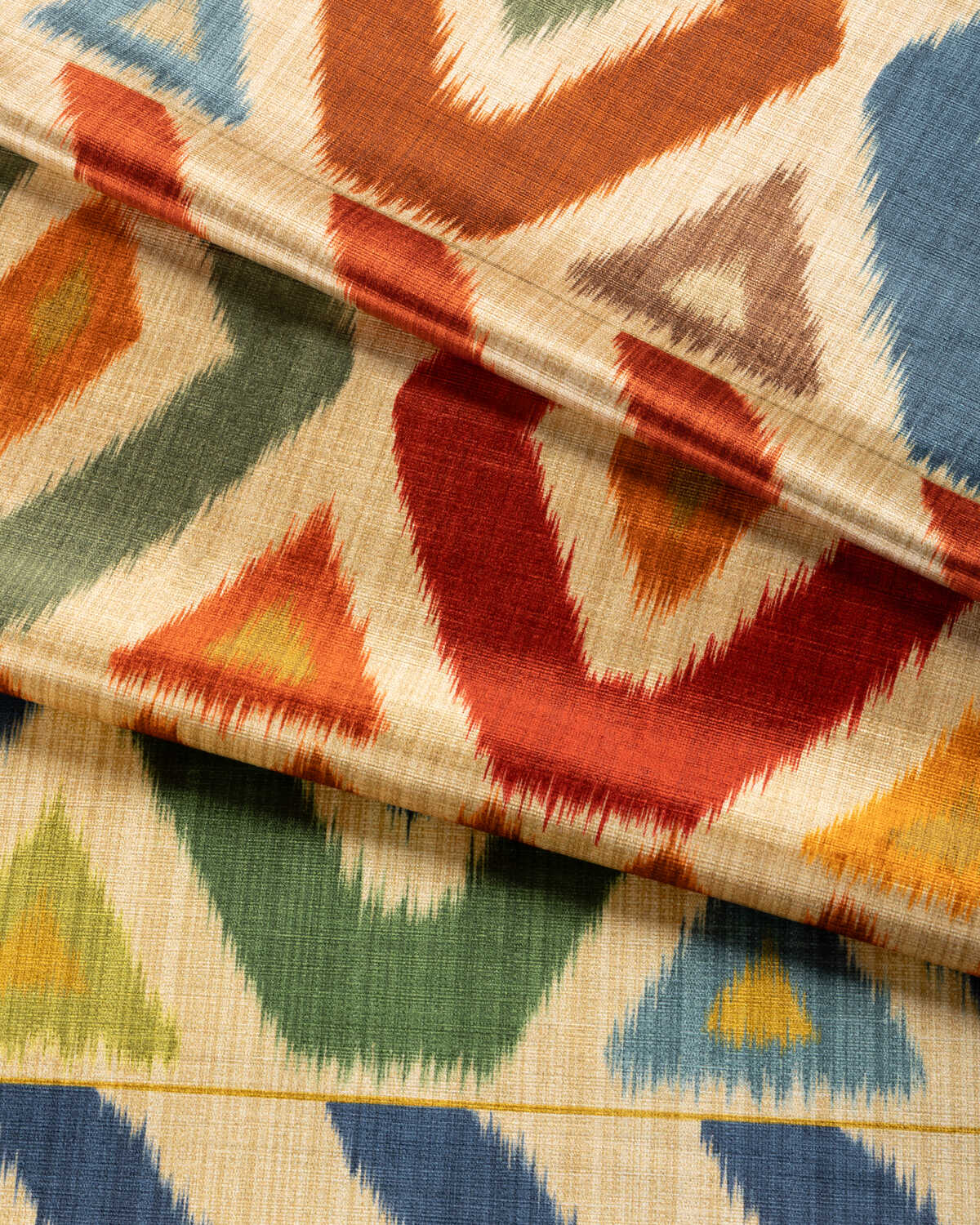 Uzbek Velvet - Green/Blue - BRUNSCHWIG & FILS Fabric