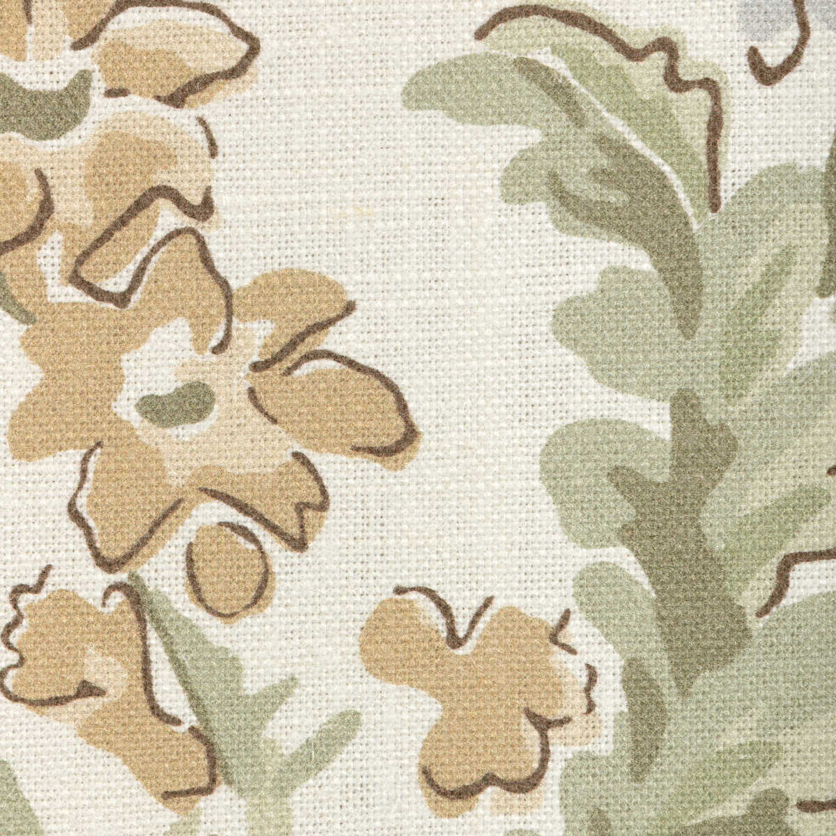 Maintenon Print - Spice - BRUNSCHWIG & FILS Fabric