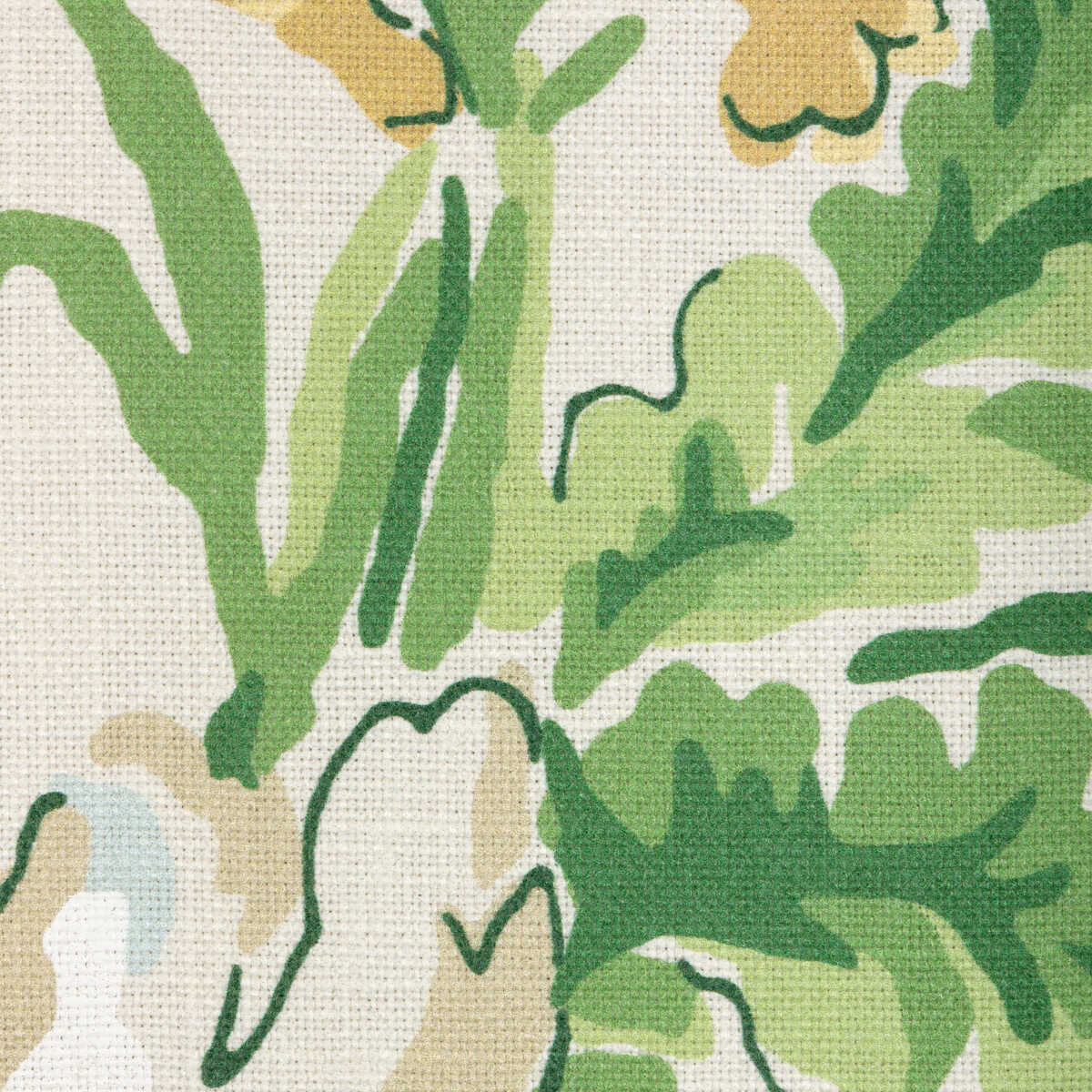 Maintenon Print - Vert/Soleil - BRUNSCHWIG & FILS Fabric