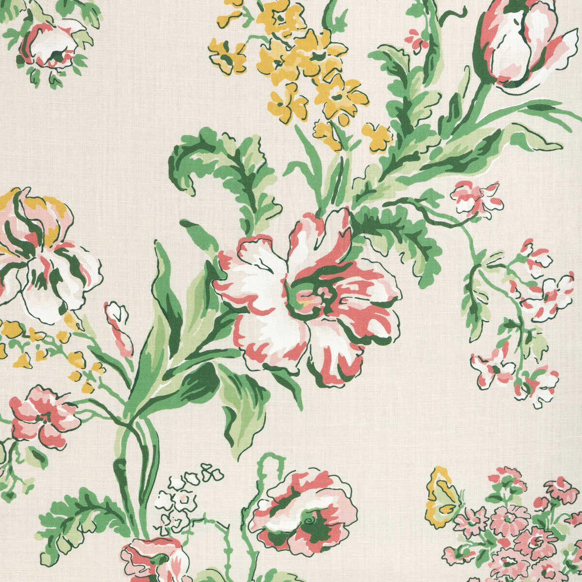 Maintenon Print - Spring - BRUNSCHWIG & FILS Fabric