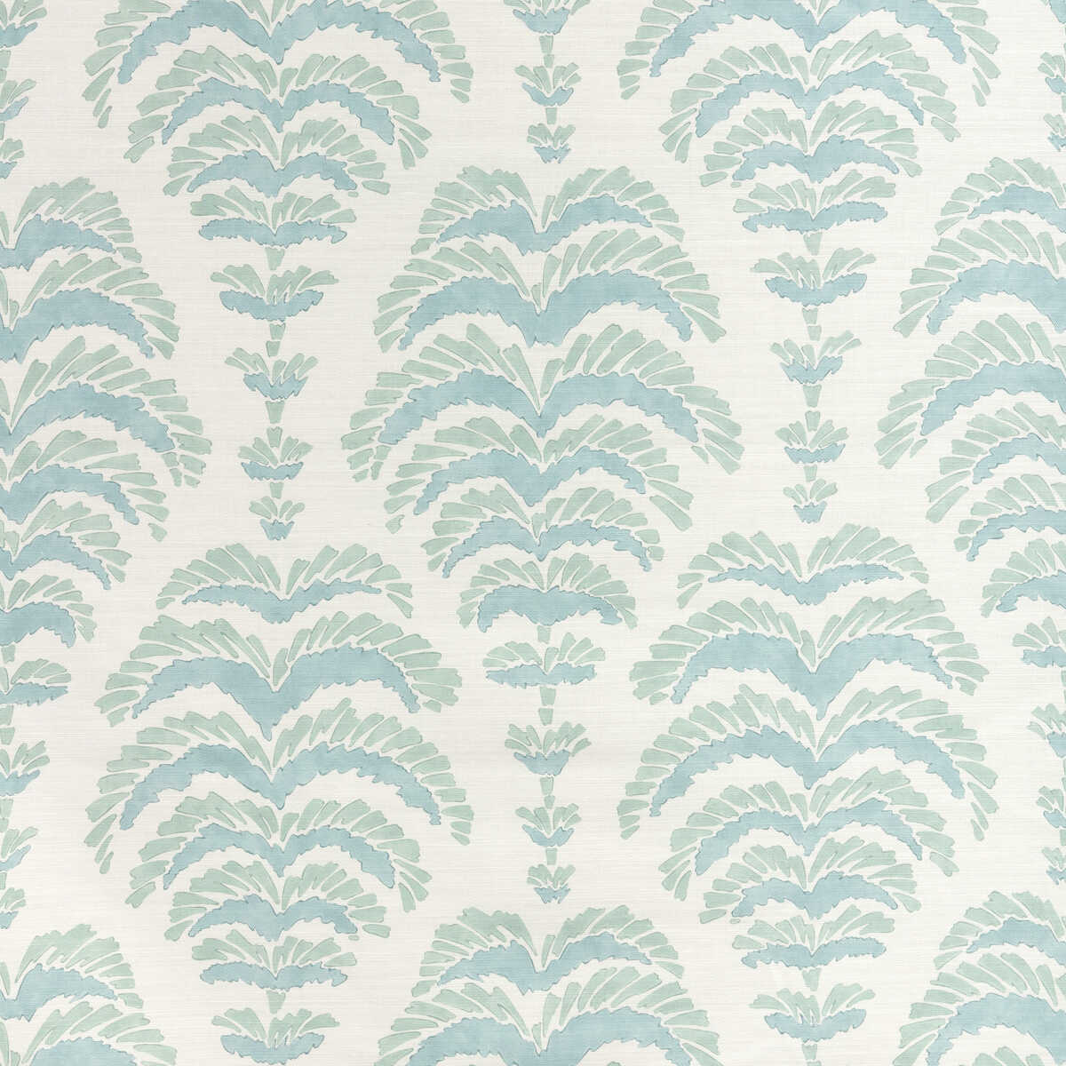 Ponchette Print - Aqua - BRUNSCHWIG & FILS Fabric