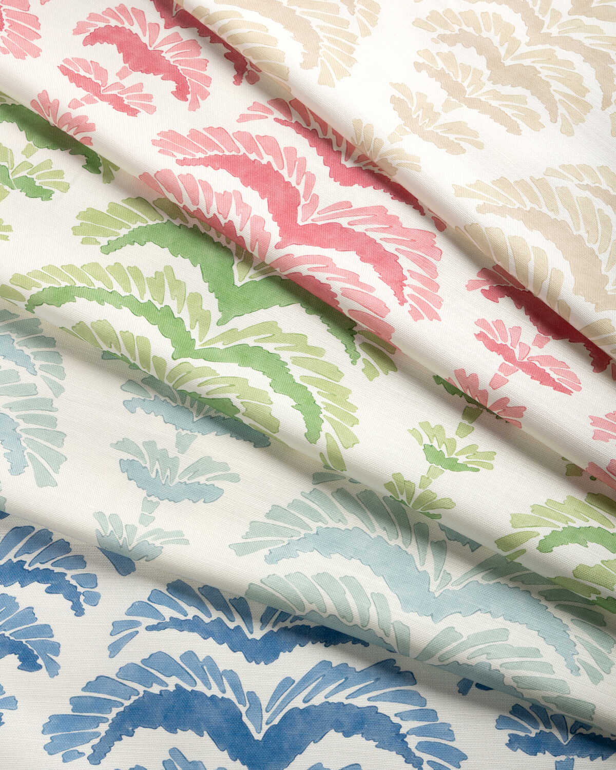 Ponchette Print - Delft - BRUNSCHWIG & FILS Fabric