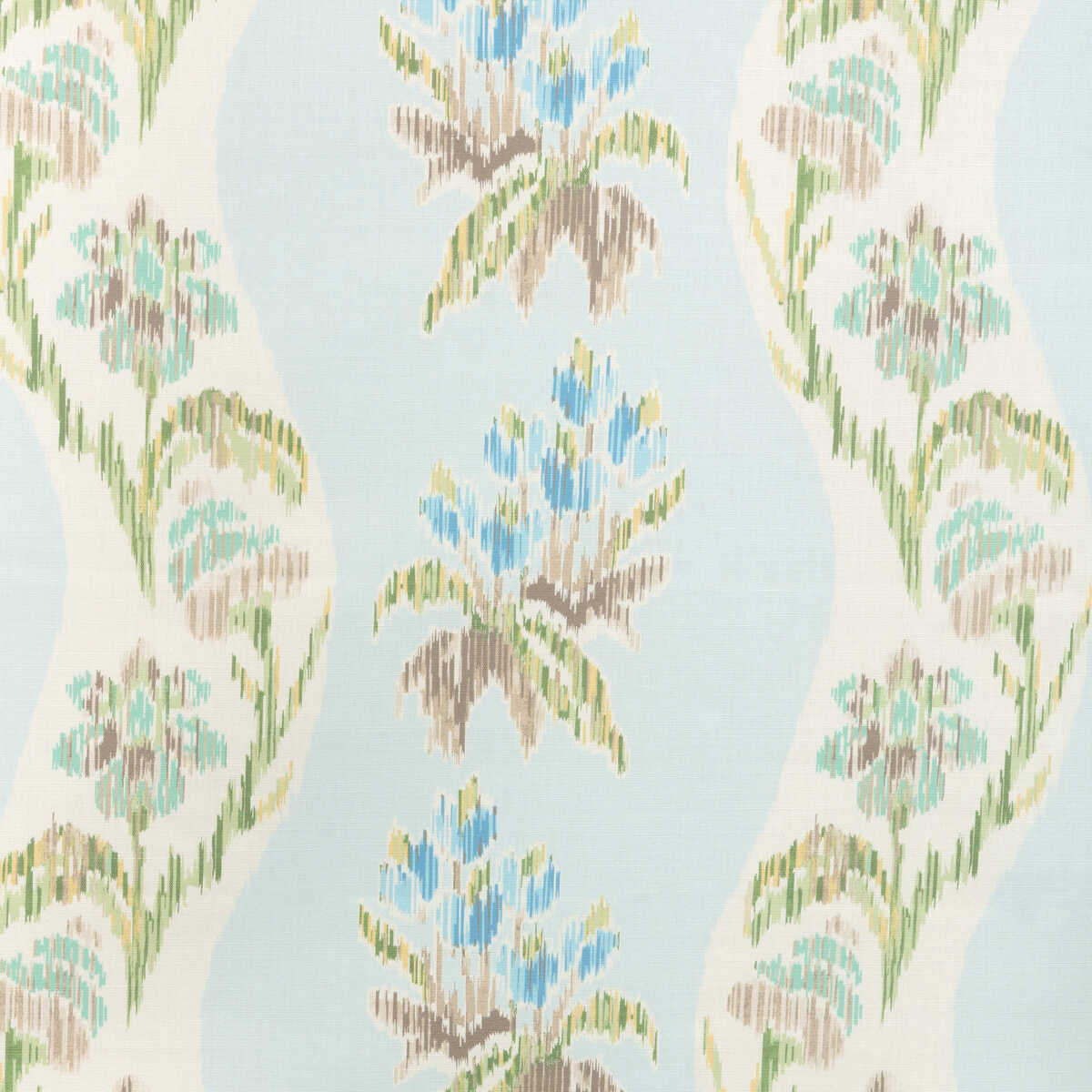 Loring Print - Pool - BRUNSCHWIG & FILS Fabric