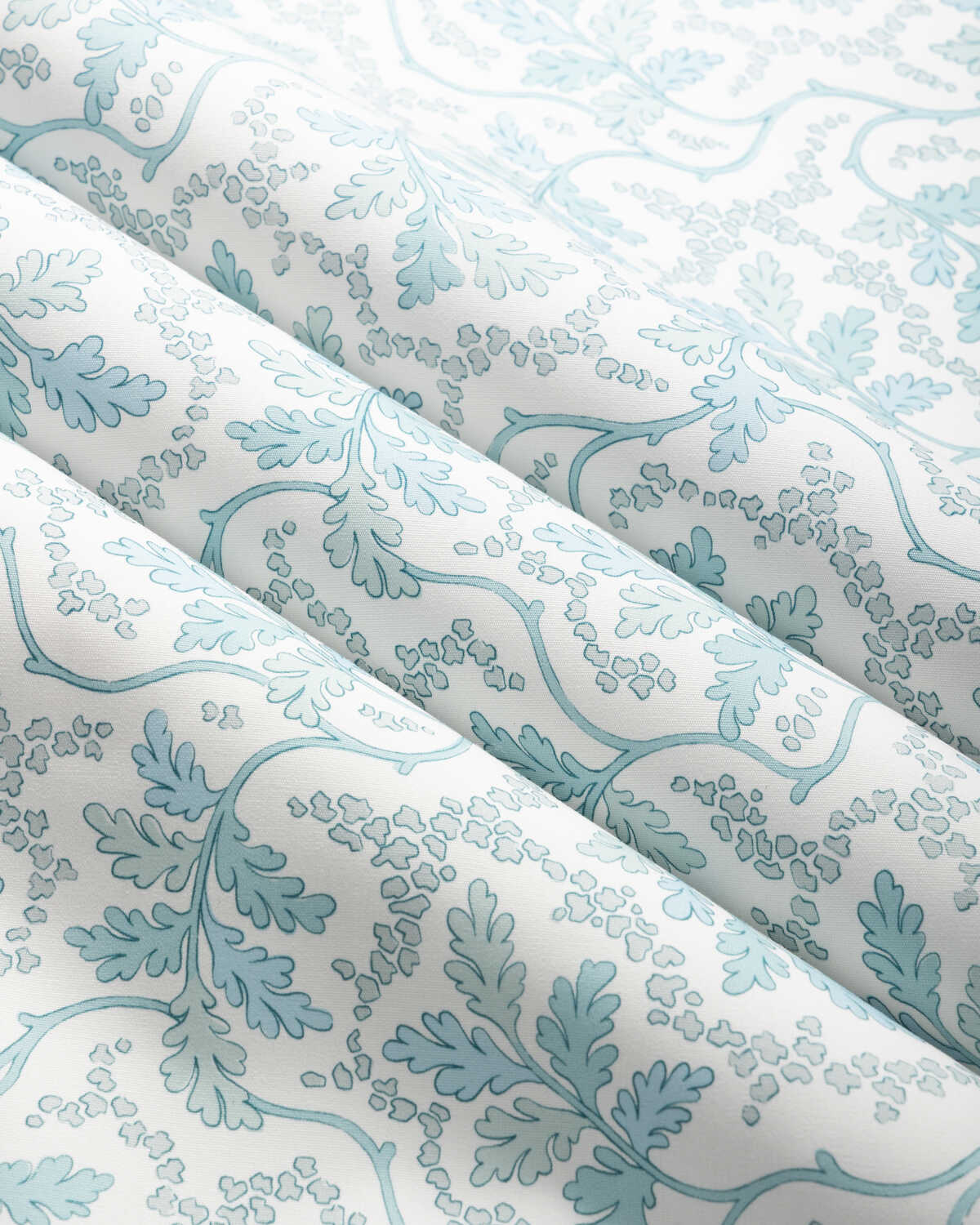 Aureille Print - Aqua - BRUNSCHWIG & FILS Fabric
