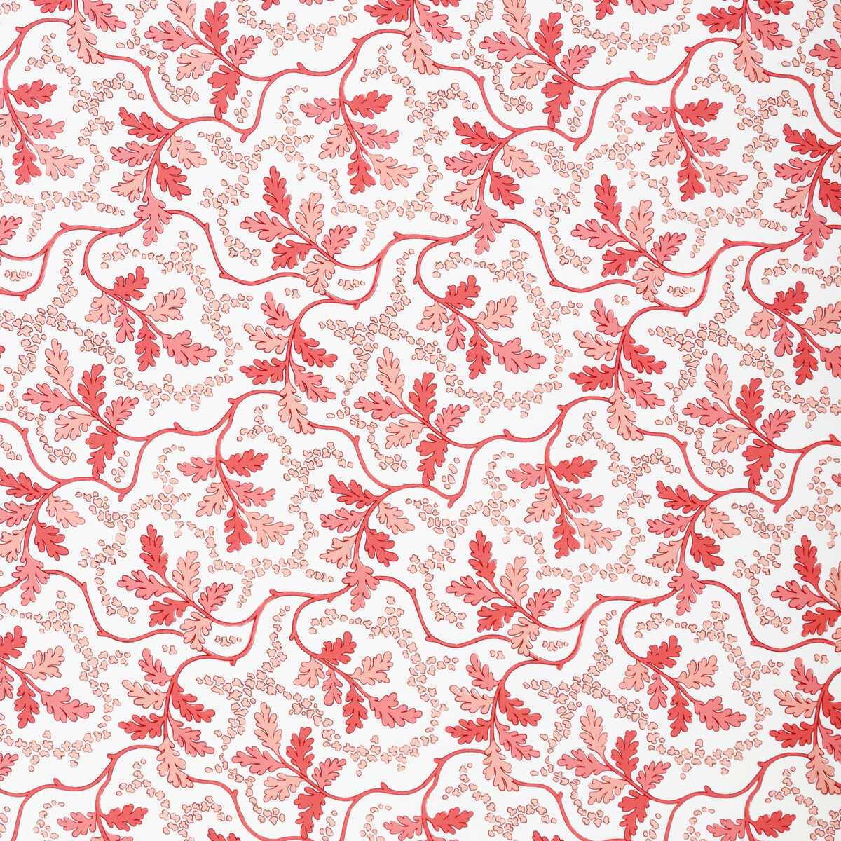 Aureille Print - Berry - BRUNSCHWIG & FILS Fabric