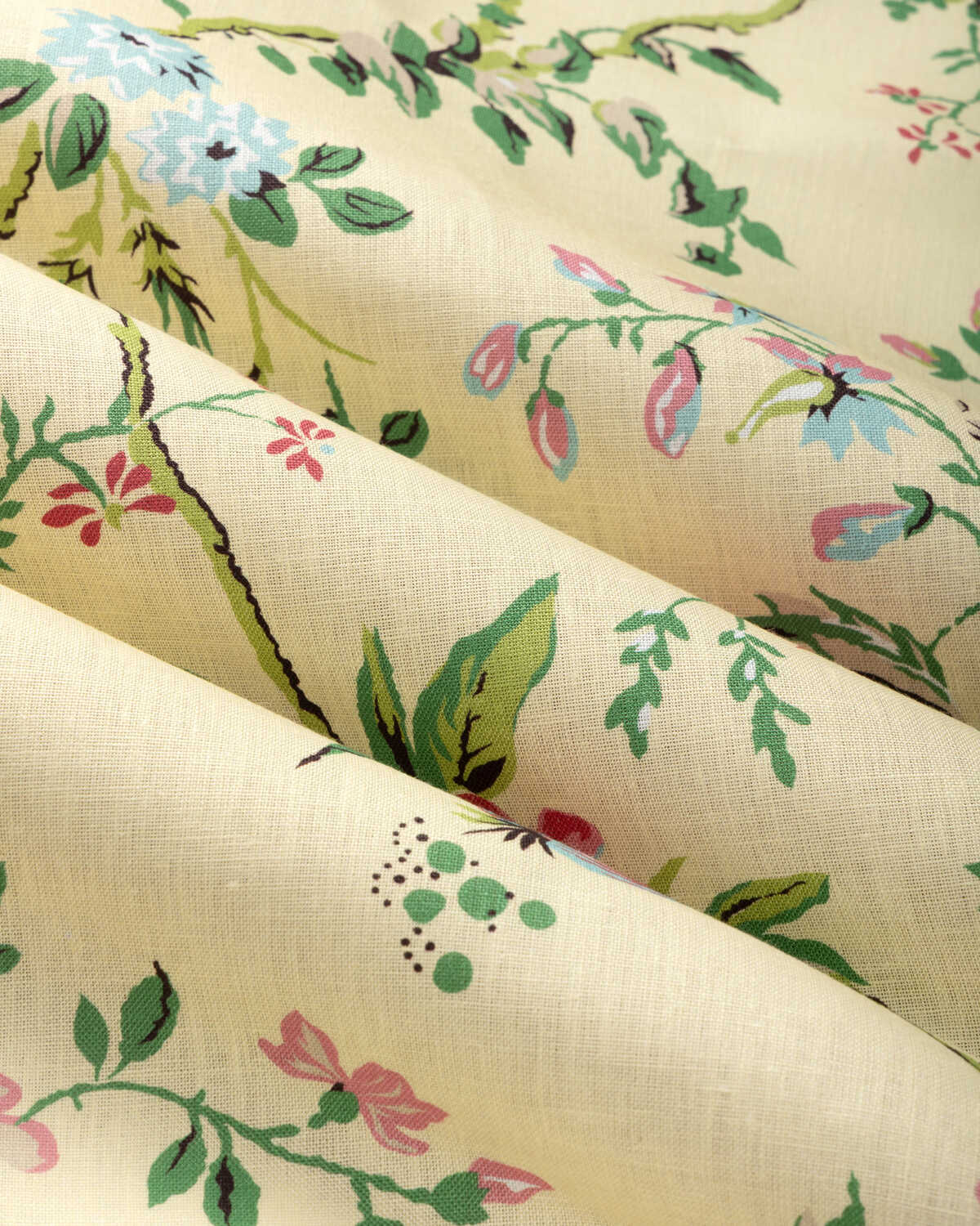 Locklin Print - Canary - BRUNSCHWIG & FILS Fabric