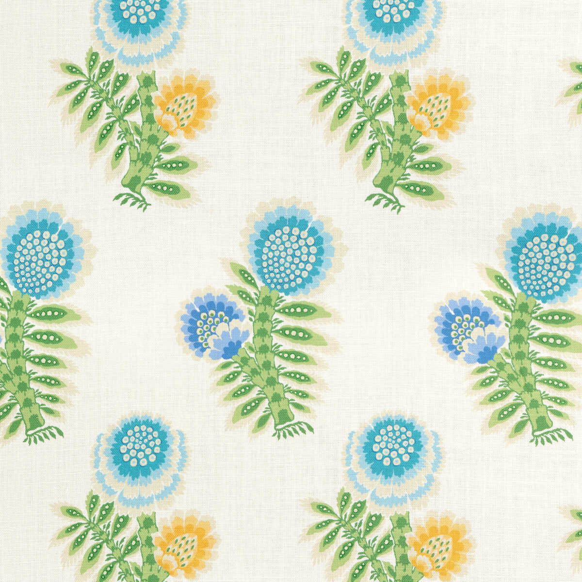 Kumaly Print - Marine - BRUNSCHWIG & FILS Fabric