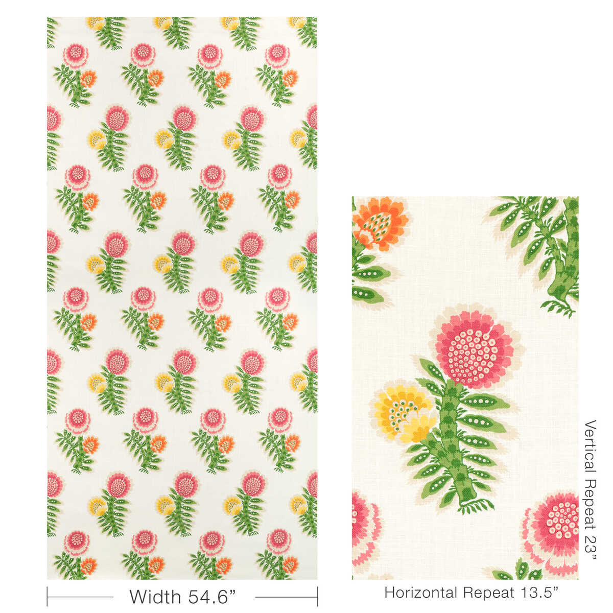 Kumaly Print - Spring - BRUNSCHWIG & FILS Fabric