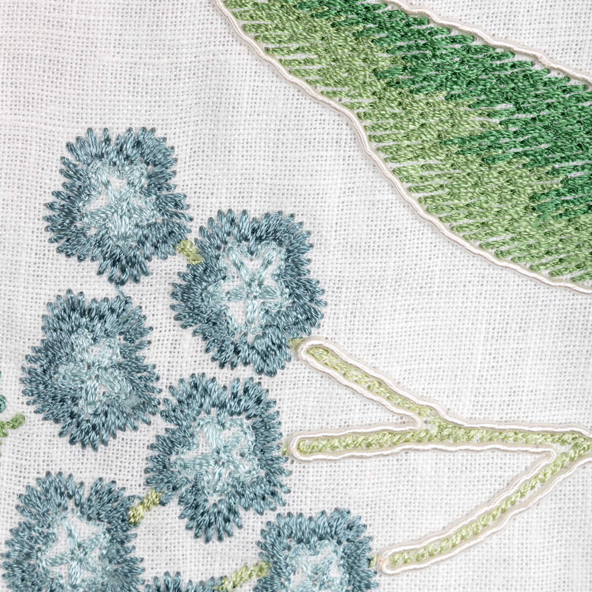Genive Emb - Lagoon - BRUNSCHWIG & FILS Fabric