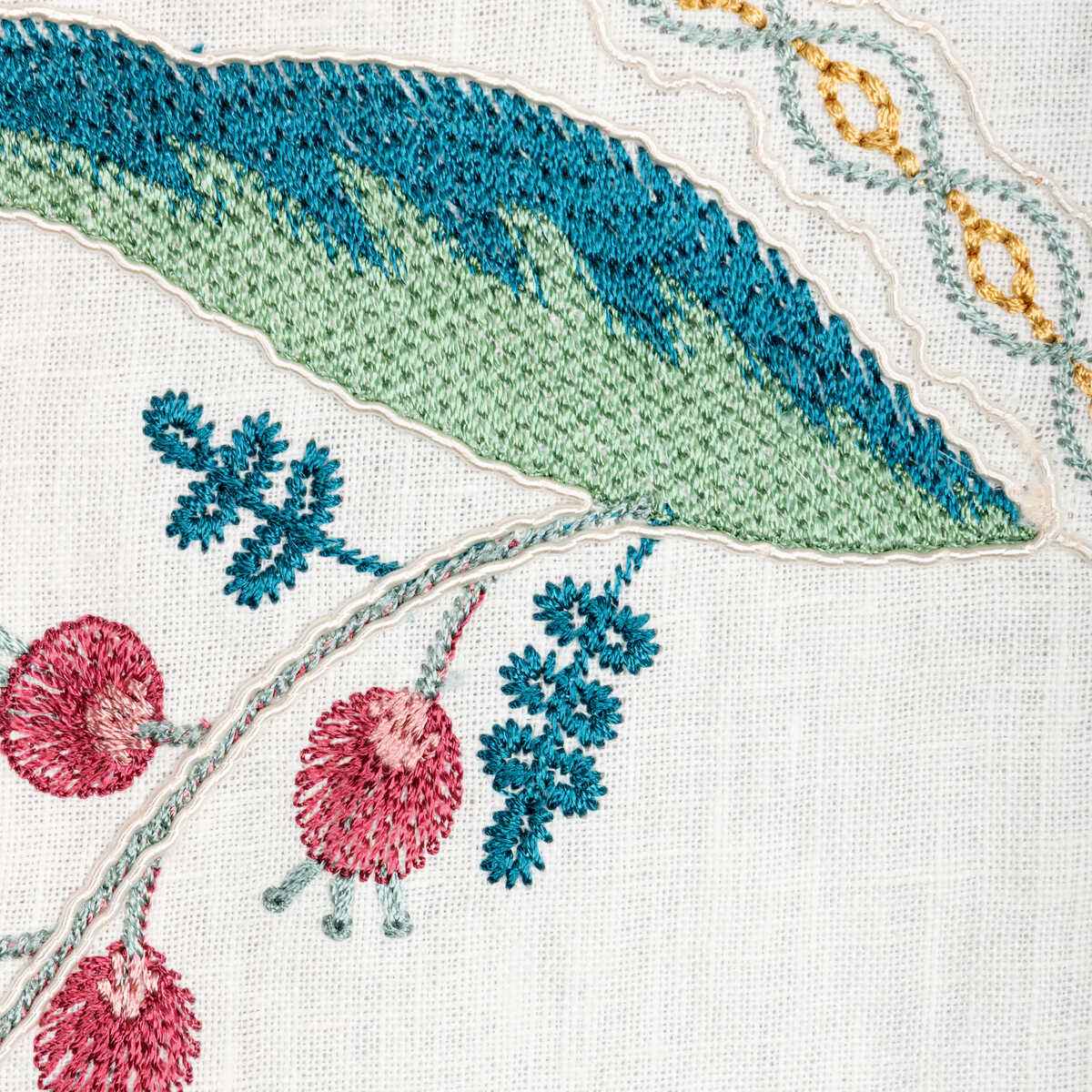 802513635240 Genive Emb Jewel Brunschwig Fils Fabric - BRUNSCHWIG & FILS Fabric