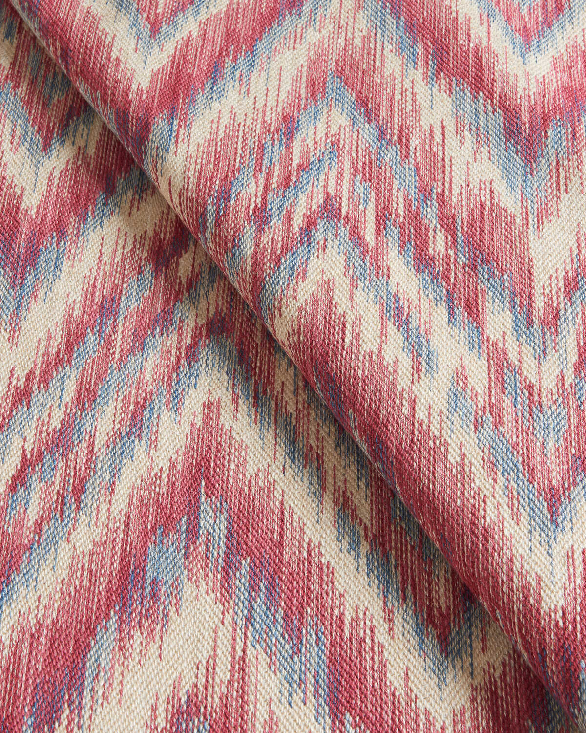Auvergne Weave - Pink/Blue - BRUNSCHWIG & FILS Fabric