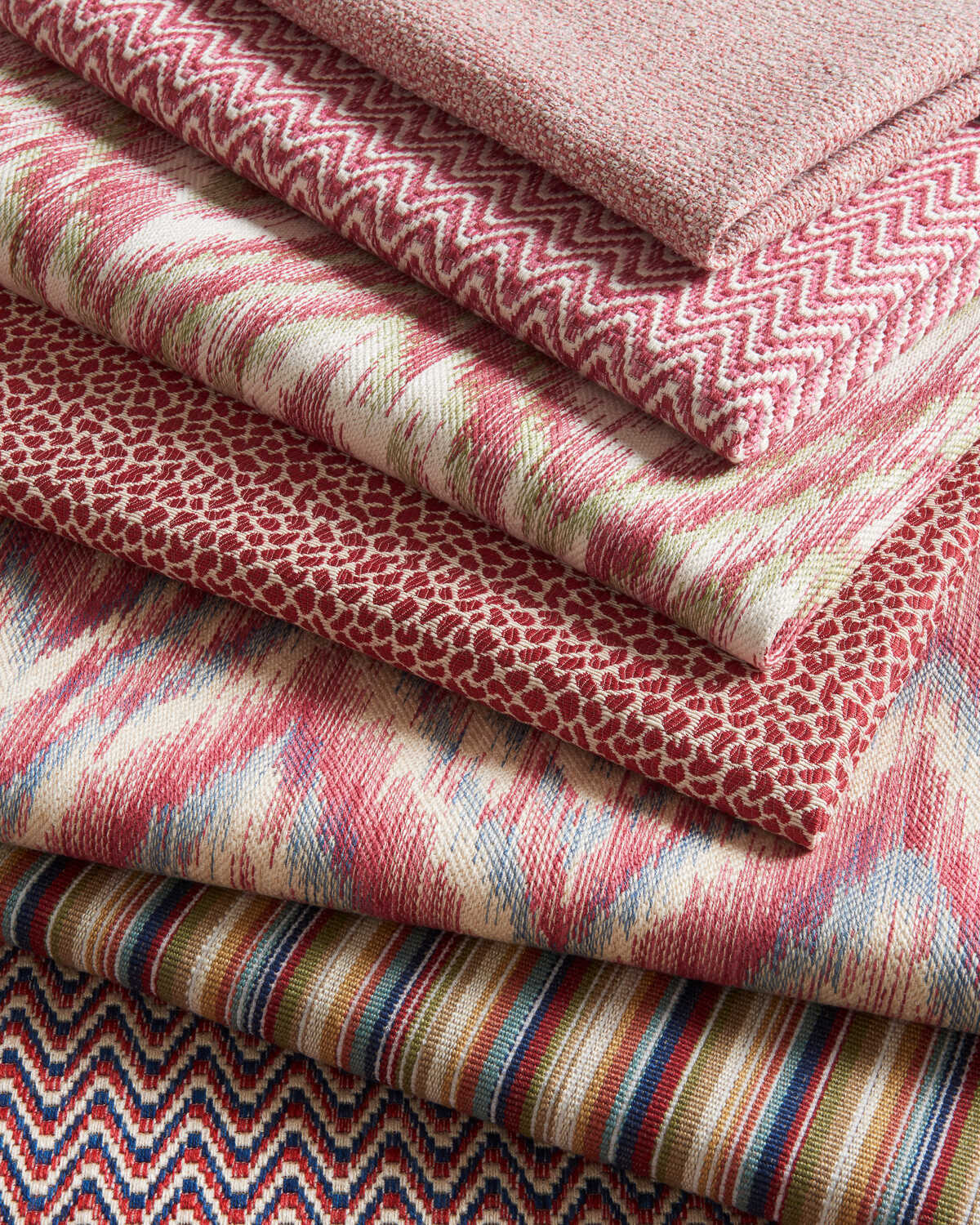 Lafayette Weave - Red - BRUNSCHWIG & FILS Fabric