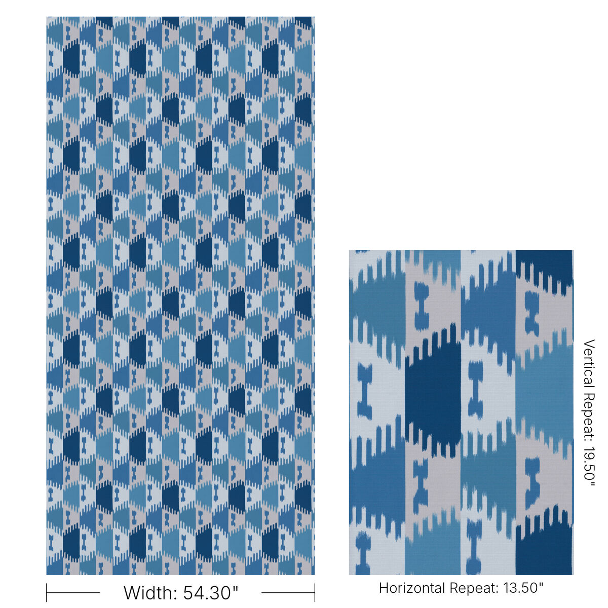 Forezan Outdoor - Blue - Brunschwig & Fils Fabric