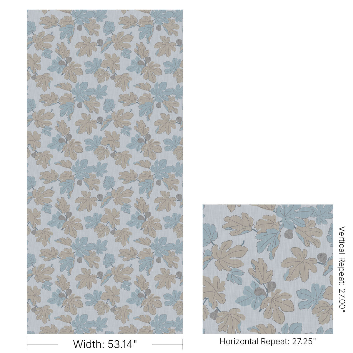 Figuier Outdoor - Sand/Mist - Brunschwig & Fils Fabric