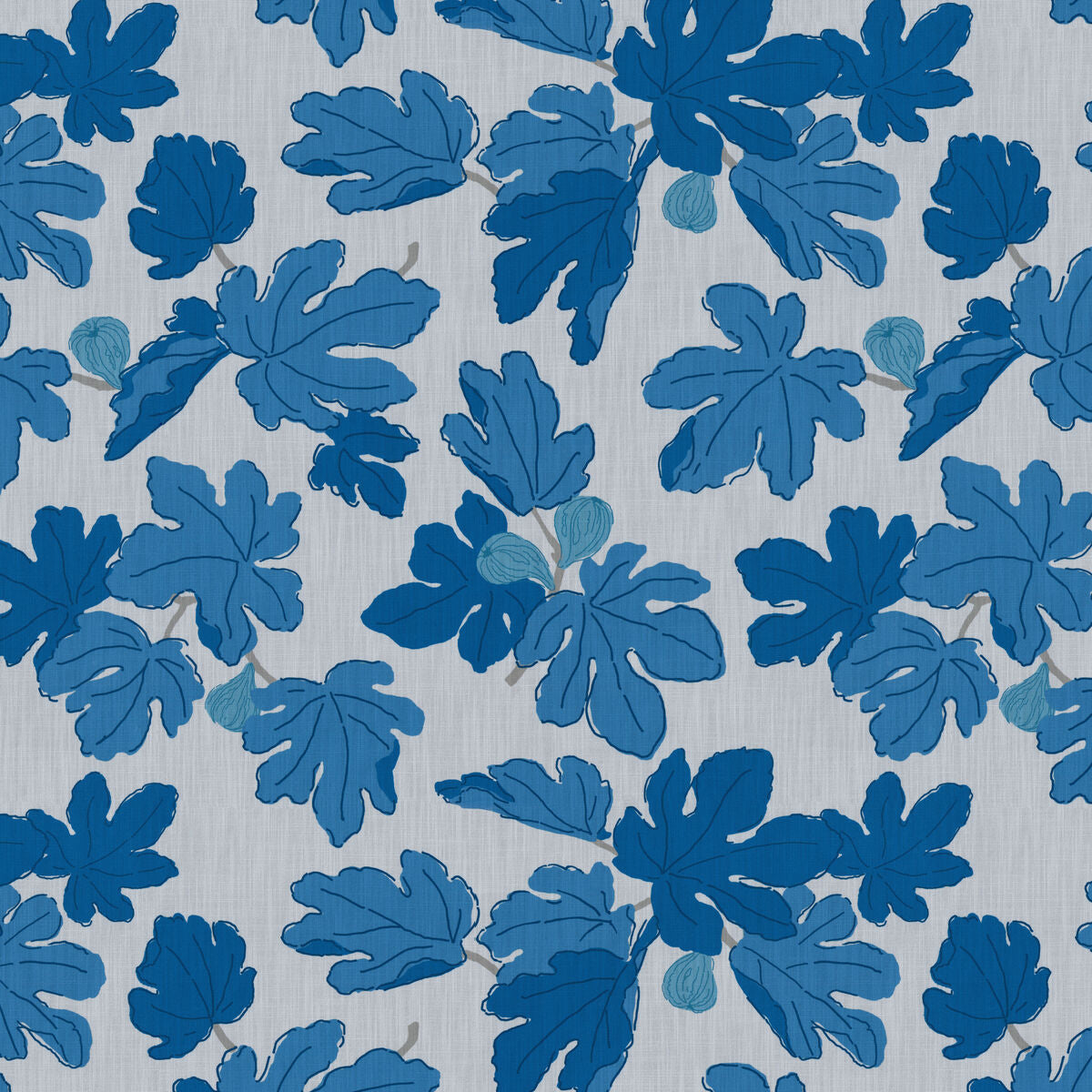 Figuier Outdoor - Blue - Brunschwig & Fils Fabric